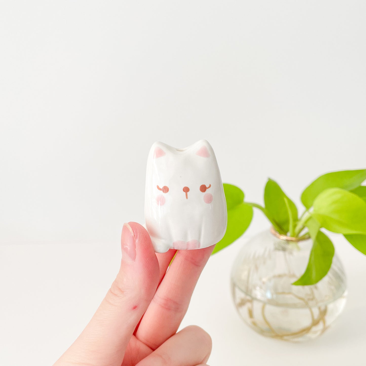Cat Mini Vase