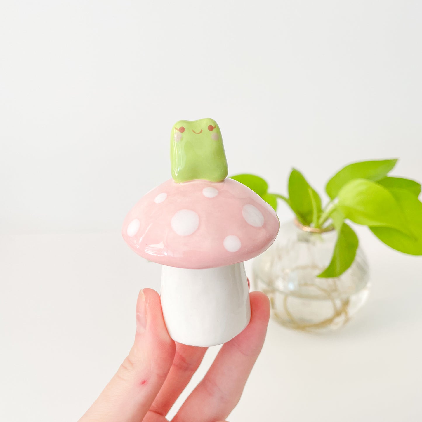 Pink Froggy Toadstool