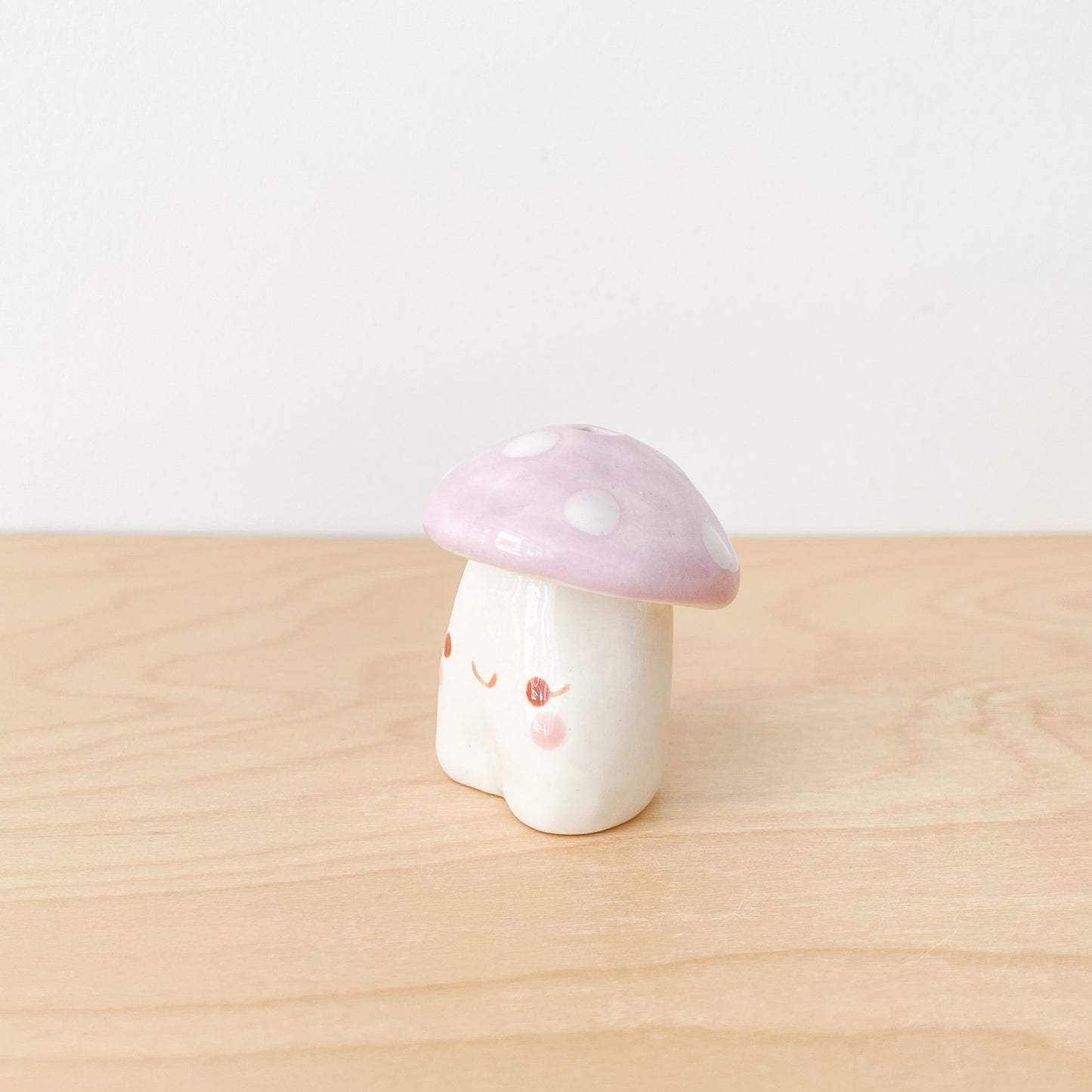 Lilac Mushroom Mini Vase