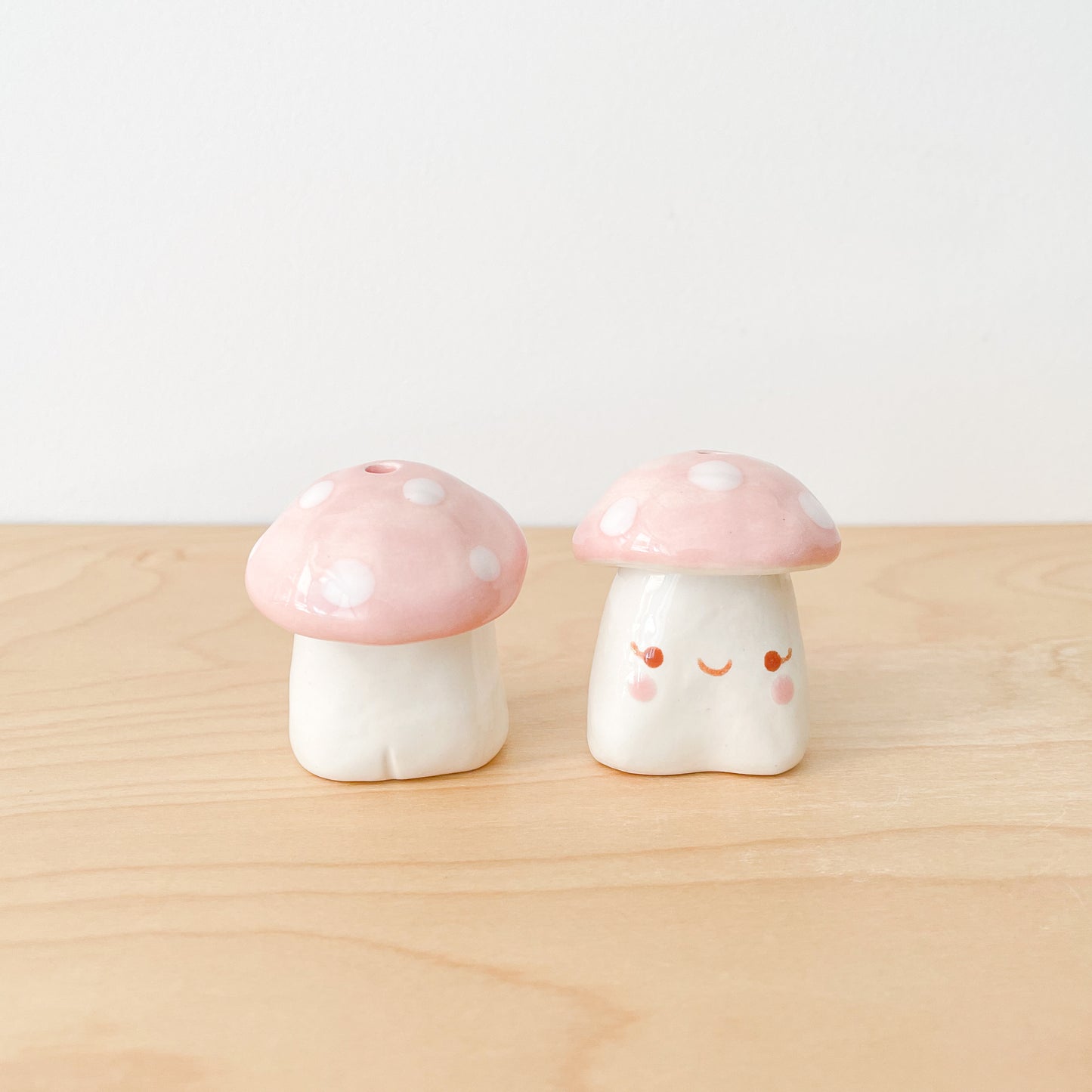 Pink Mushroom Mini Vase