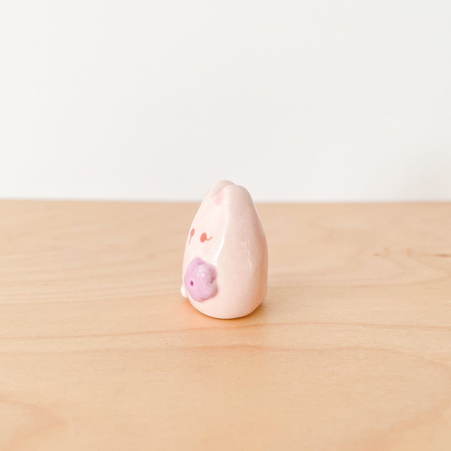 Pink Flower Cat Desk Pal