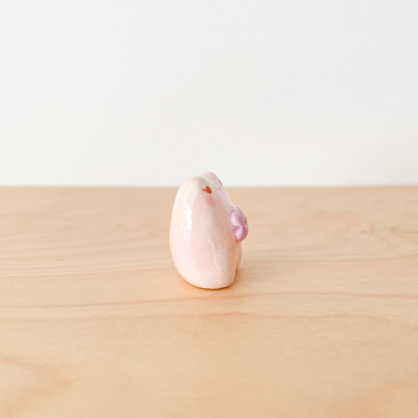 Pink Flower Frog Desk Pal