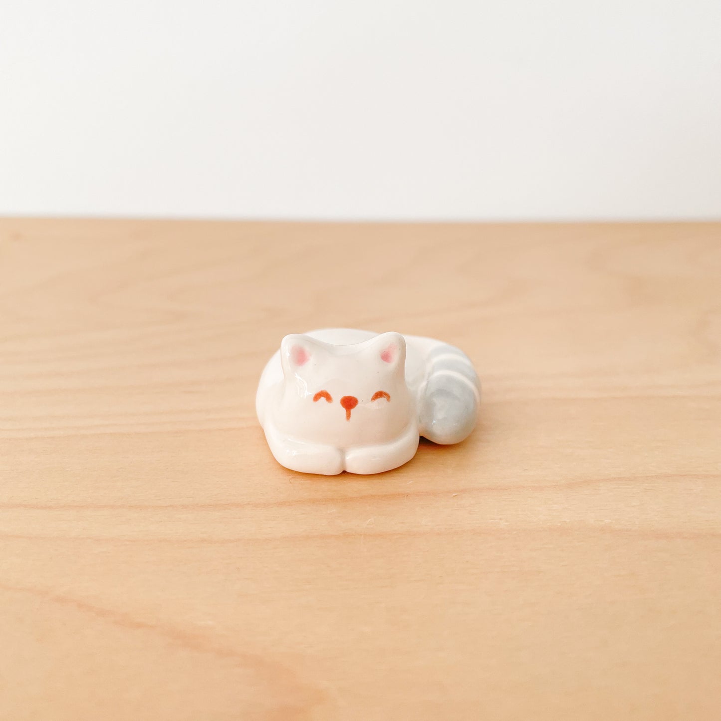 Grey Stripe Sleepy Cat Desk Pal