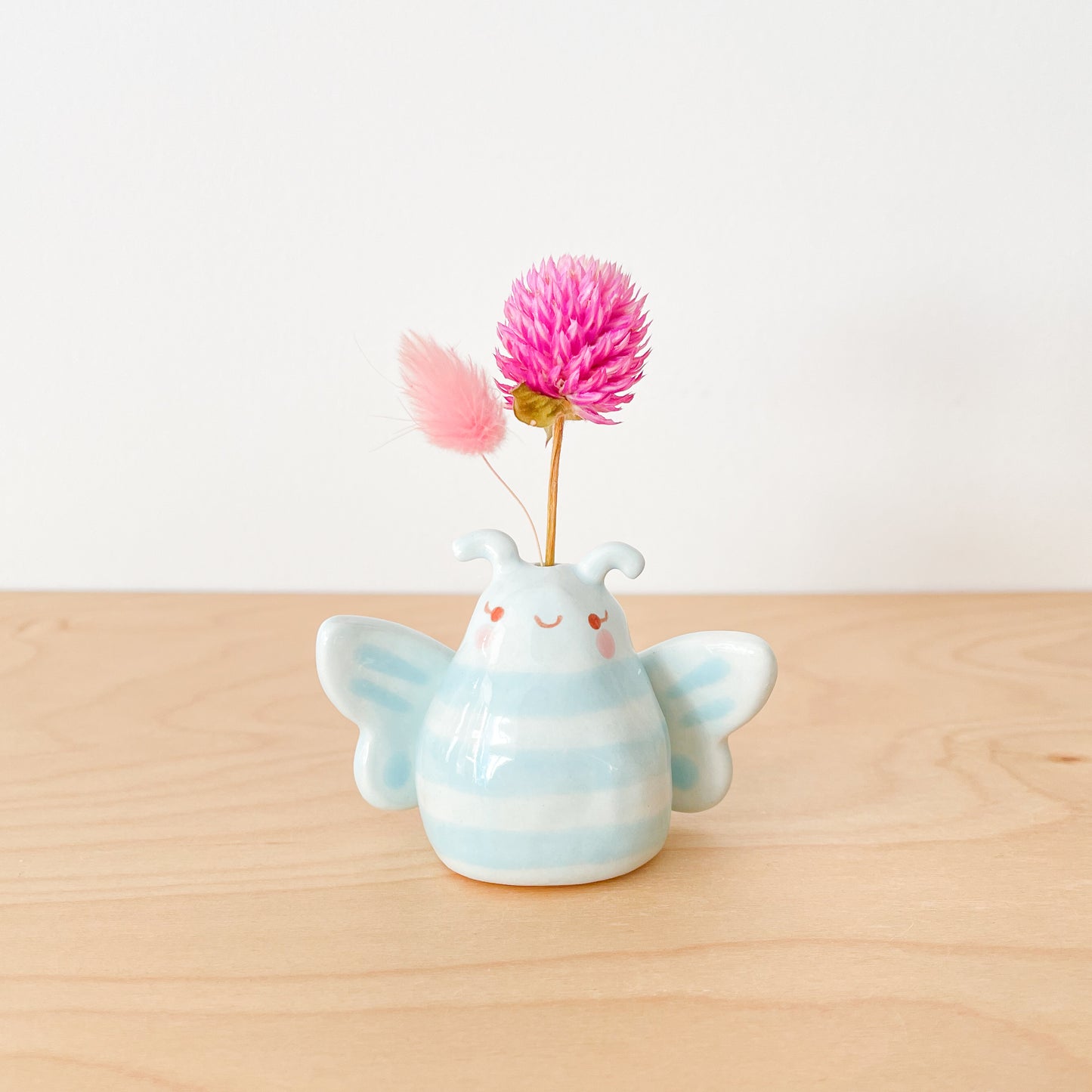 Blue Butterfly Mini Vase