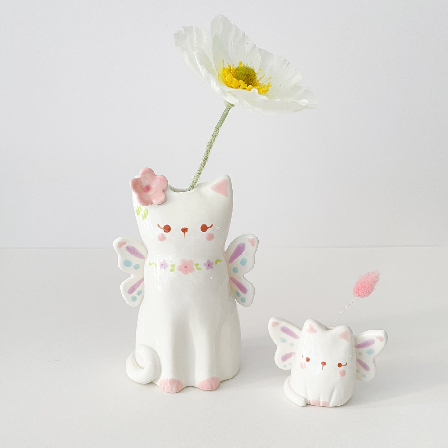 Fairy Cat Vase
