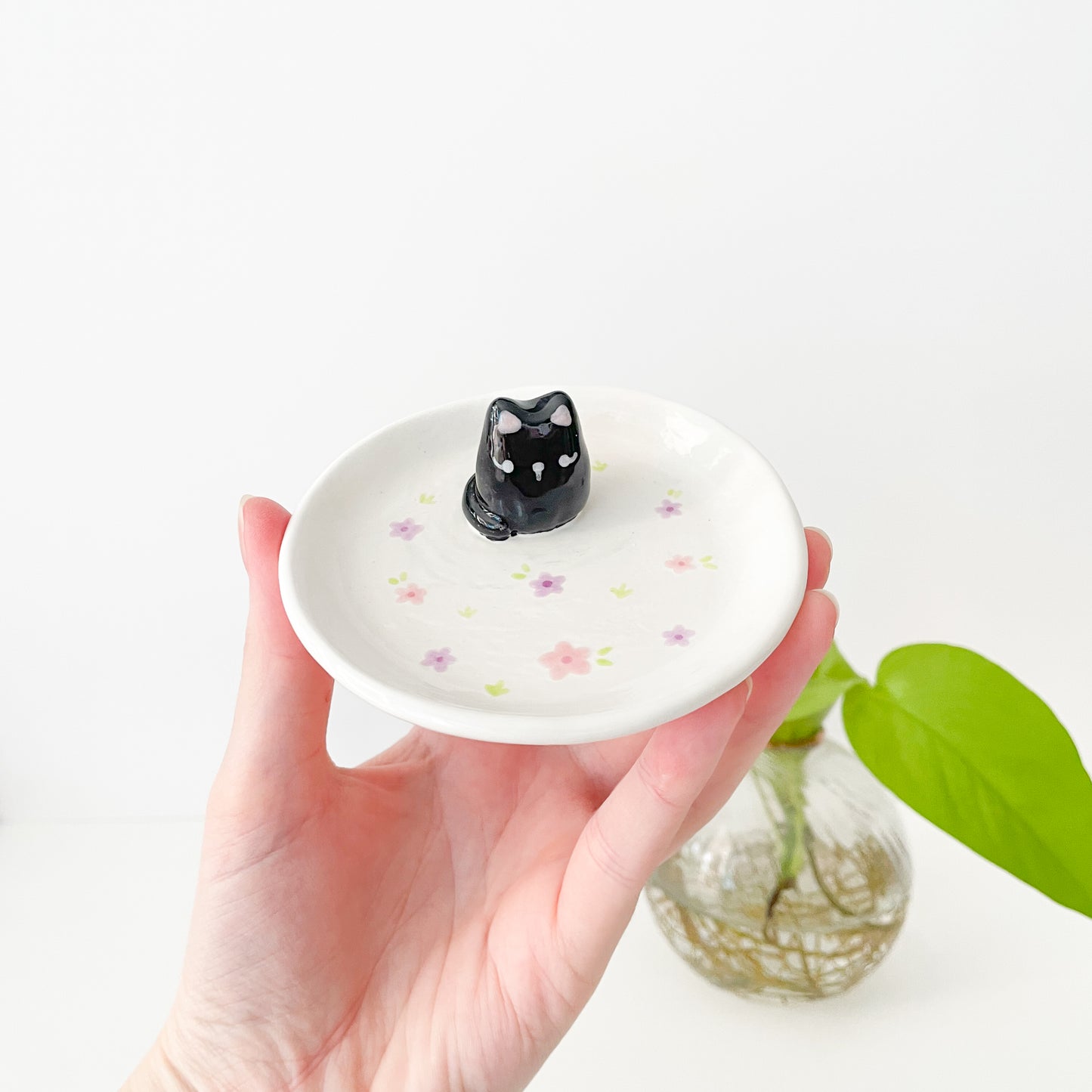 Black Cat Trinket Dish