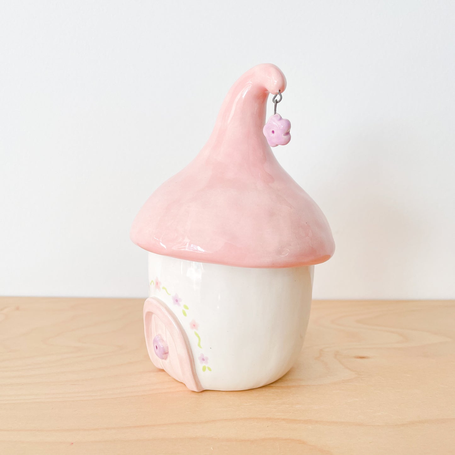 Pink Mushy Meadow Jar