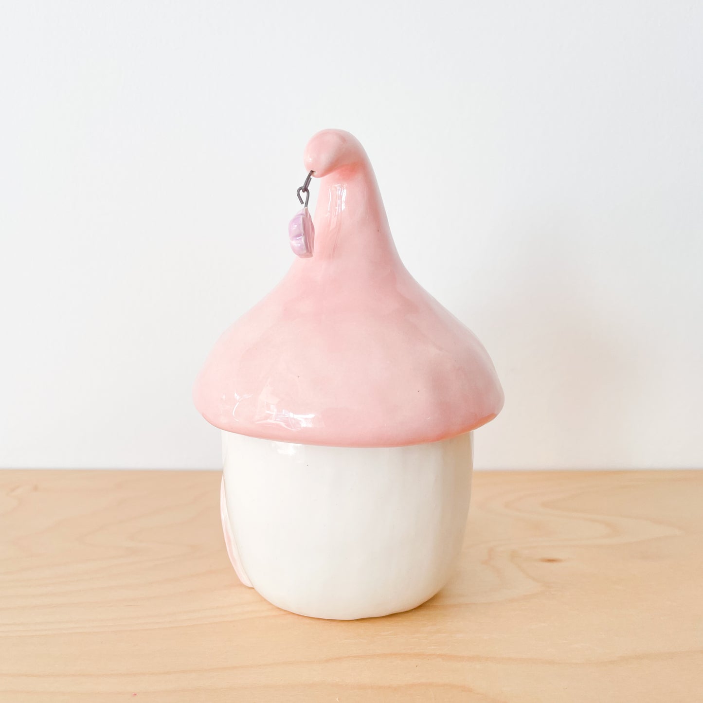 Pink Mushy Meadow Jar