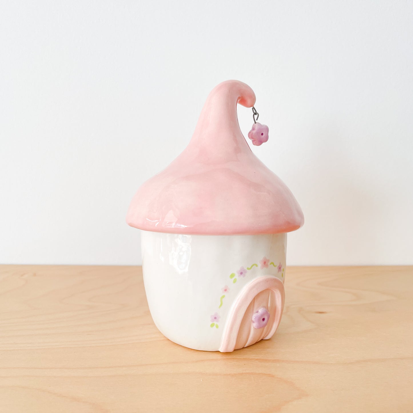 Pink Mushy Meadow Jar