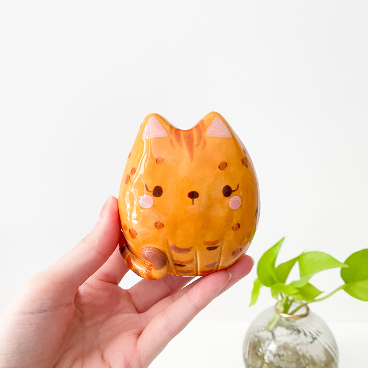 Bengal Cat Wall Vase