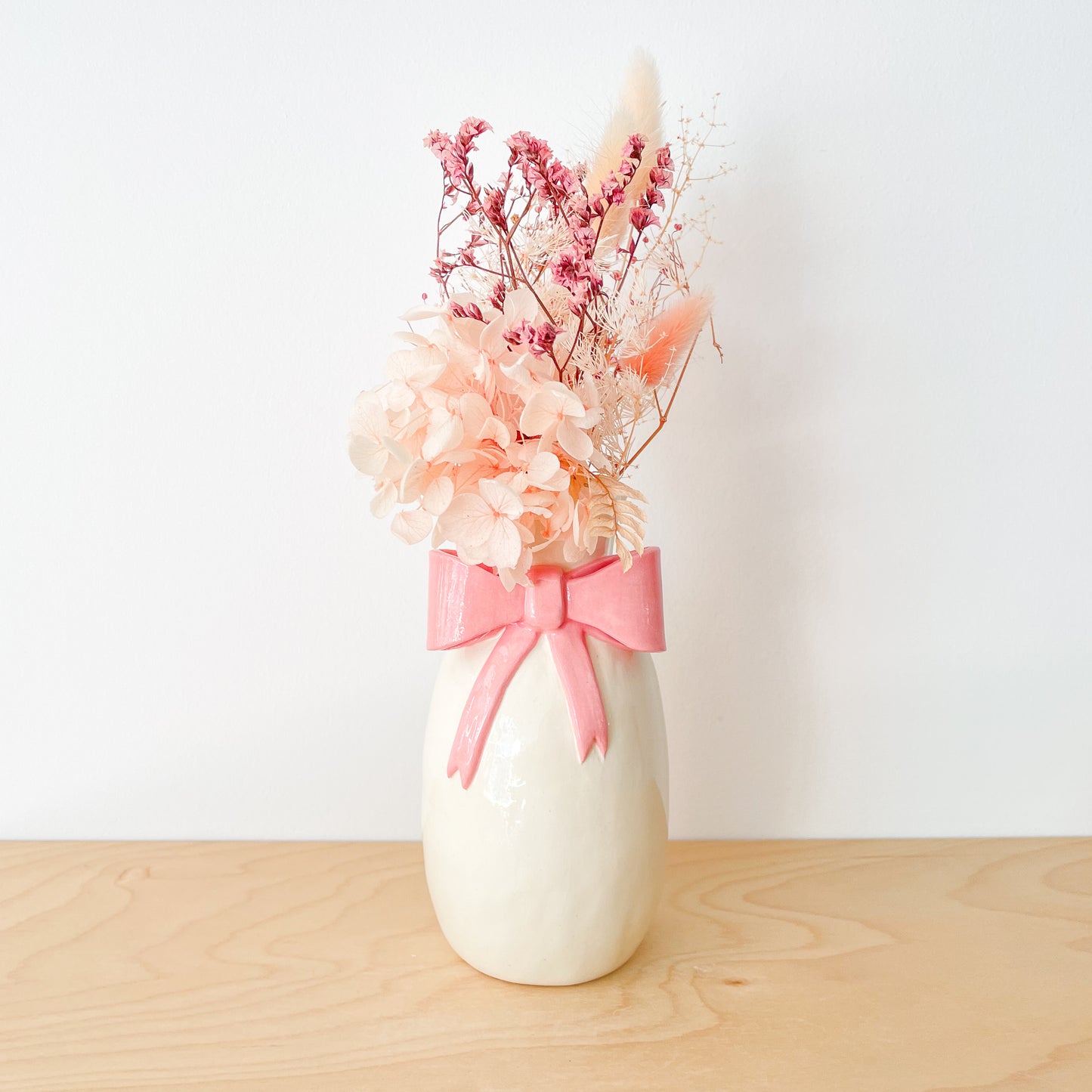 Pink Bow Vase