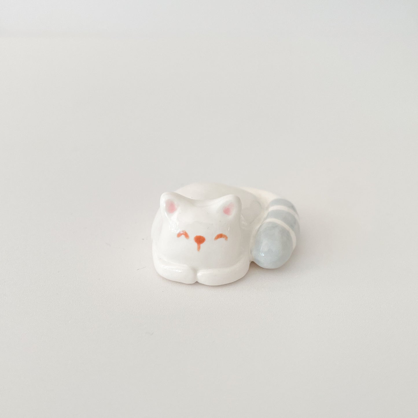 Grey Stripe Sleepy Cat Desk Pal