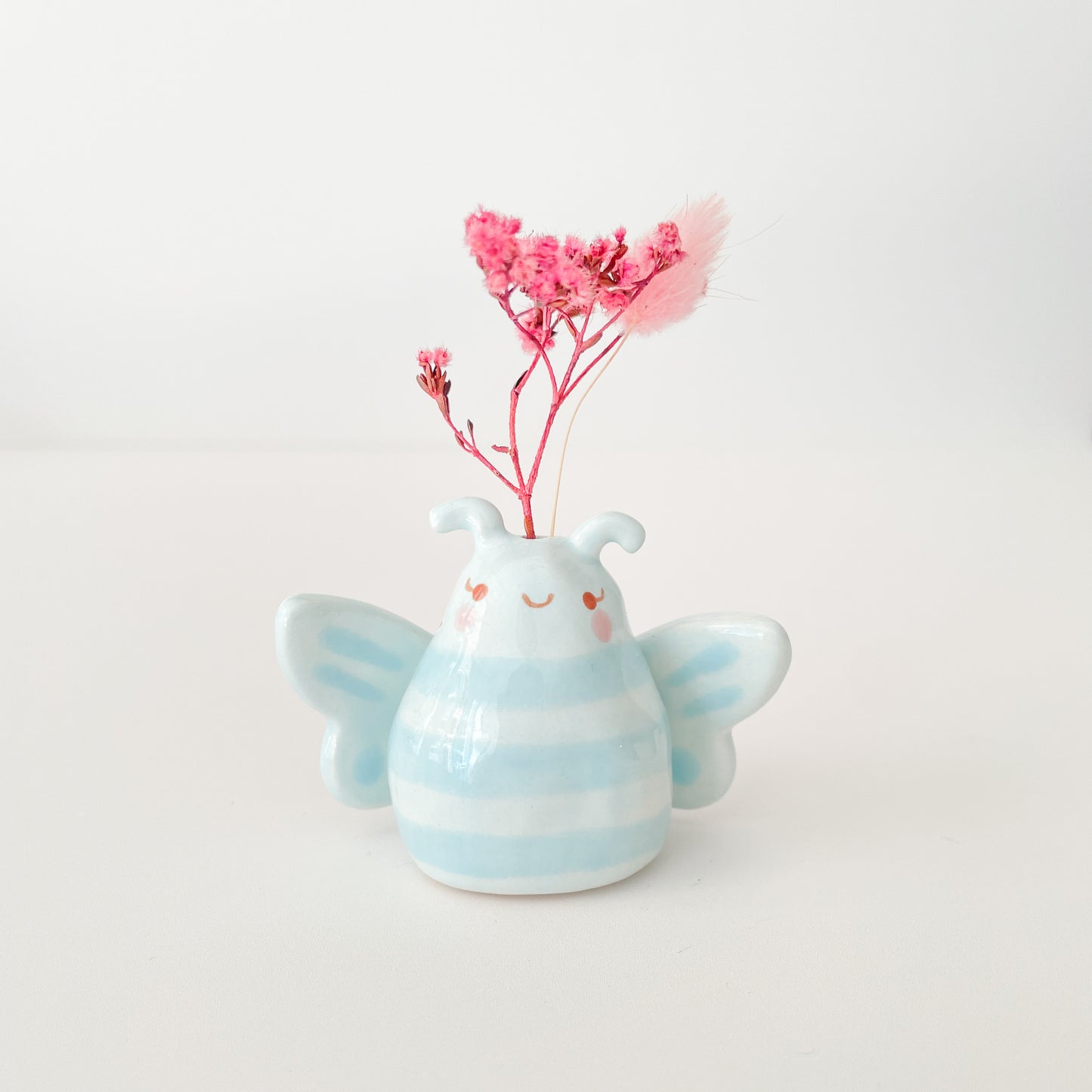Blue Butterfly Mini Vase
