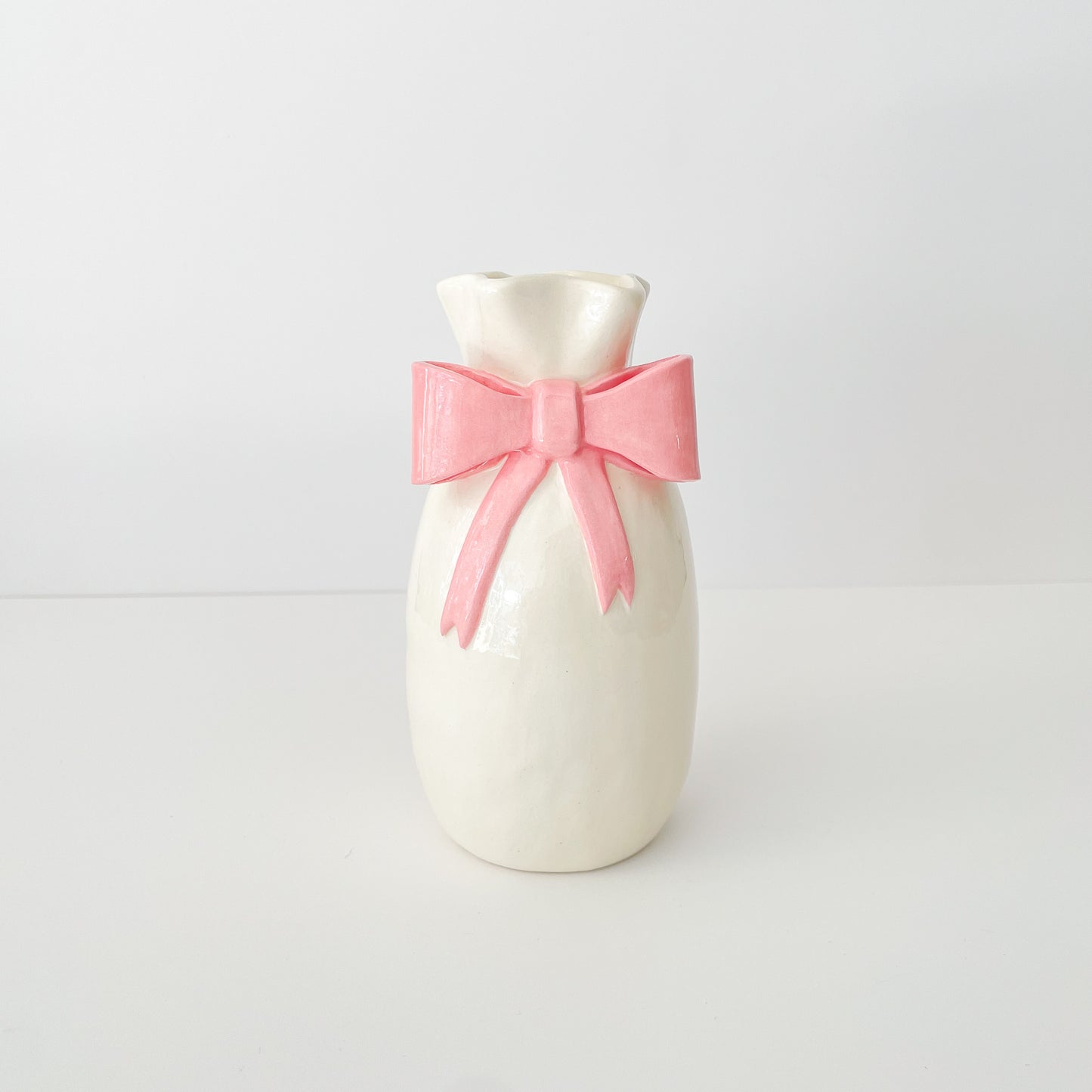Pink Bow Vase
