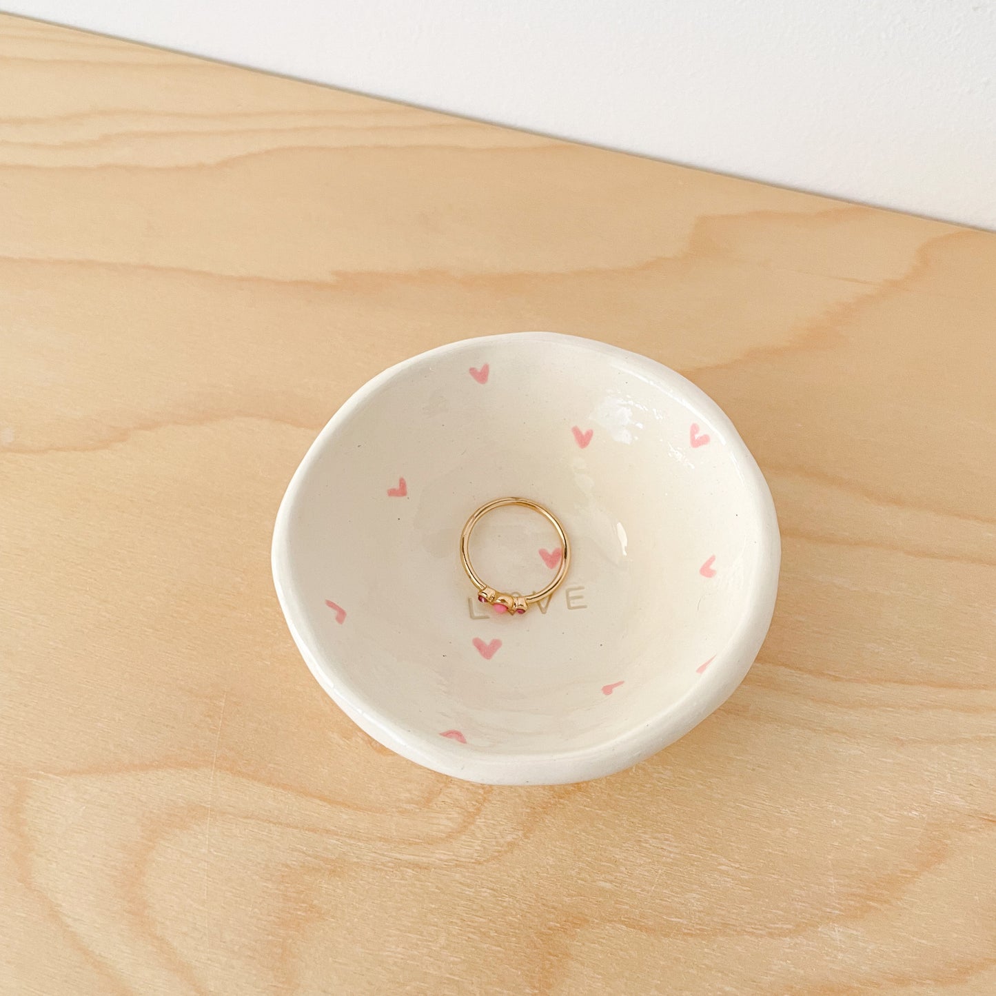 Pink Love Trinket Dish