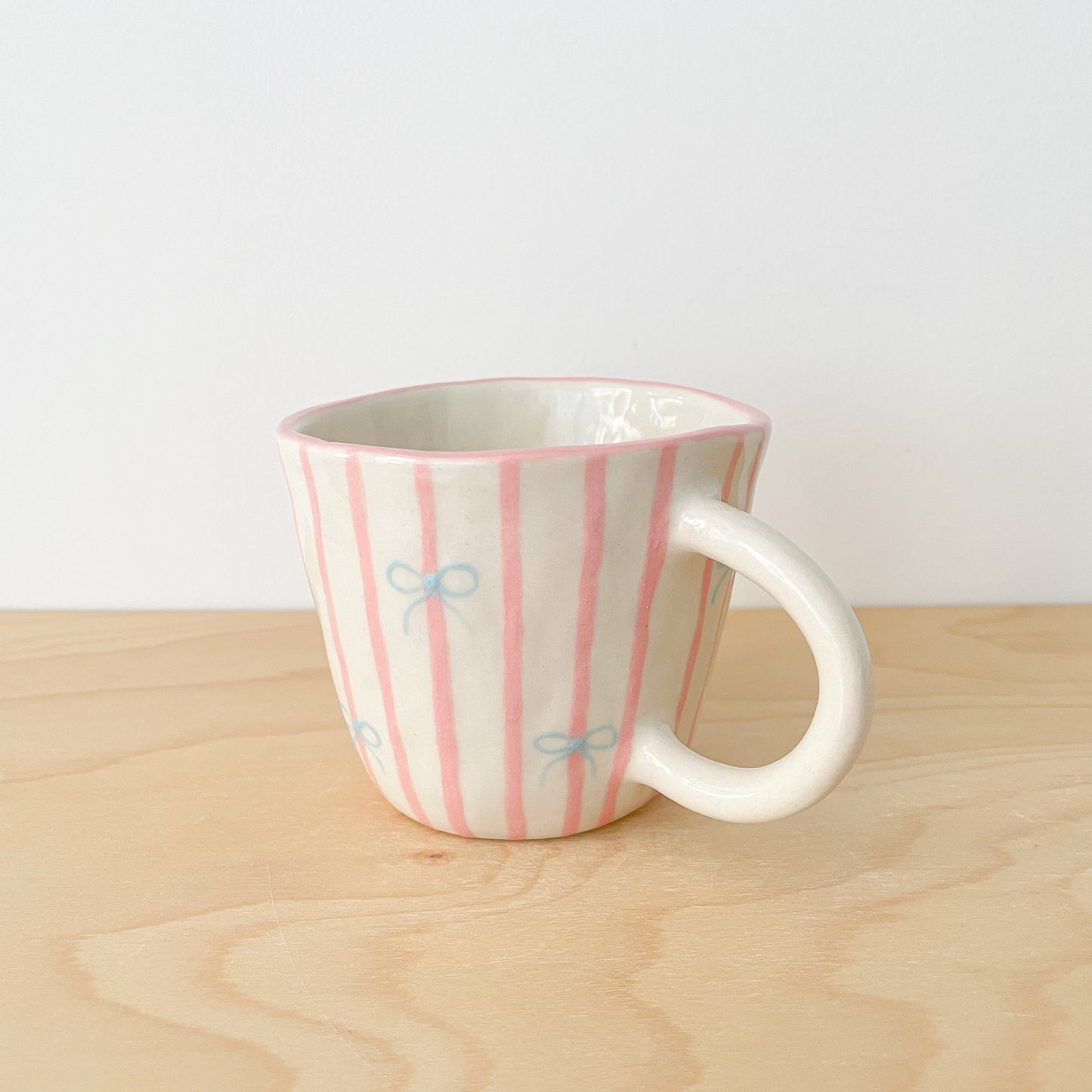 Pink Stripe Mug (Design 1)