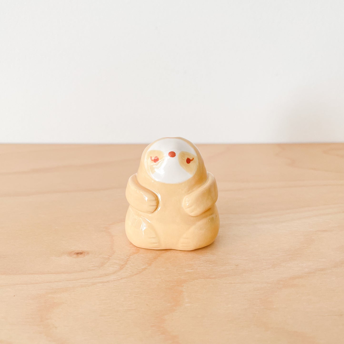 Brown Sloth Mini Vase