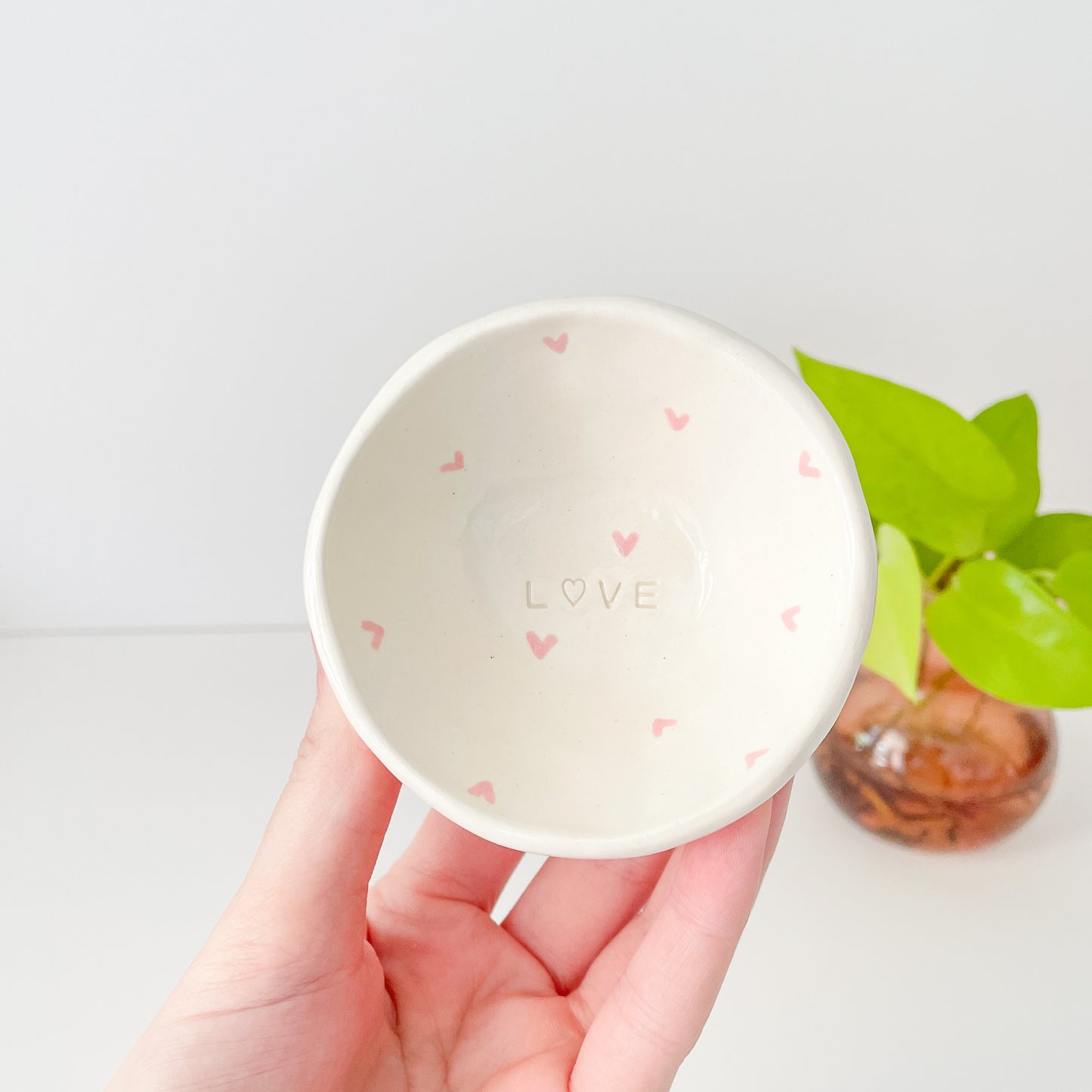 Pink Love Trinket Dish