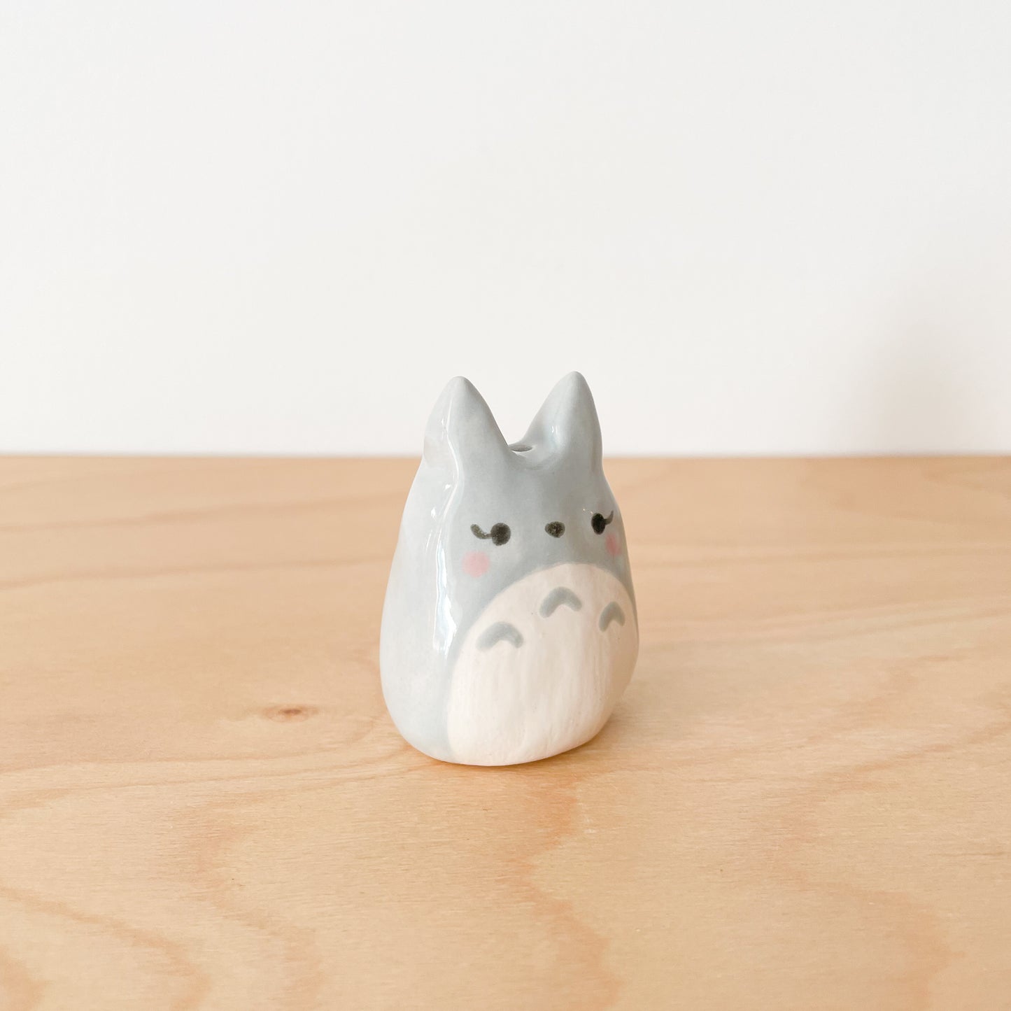 Grey Totoro Mini Vase