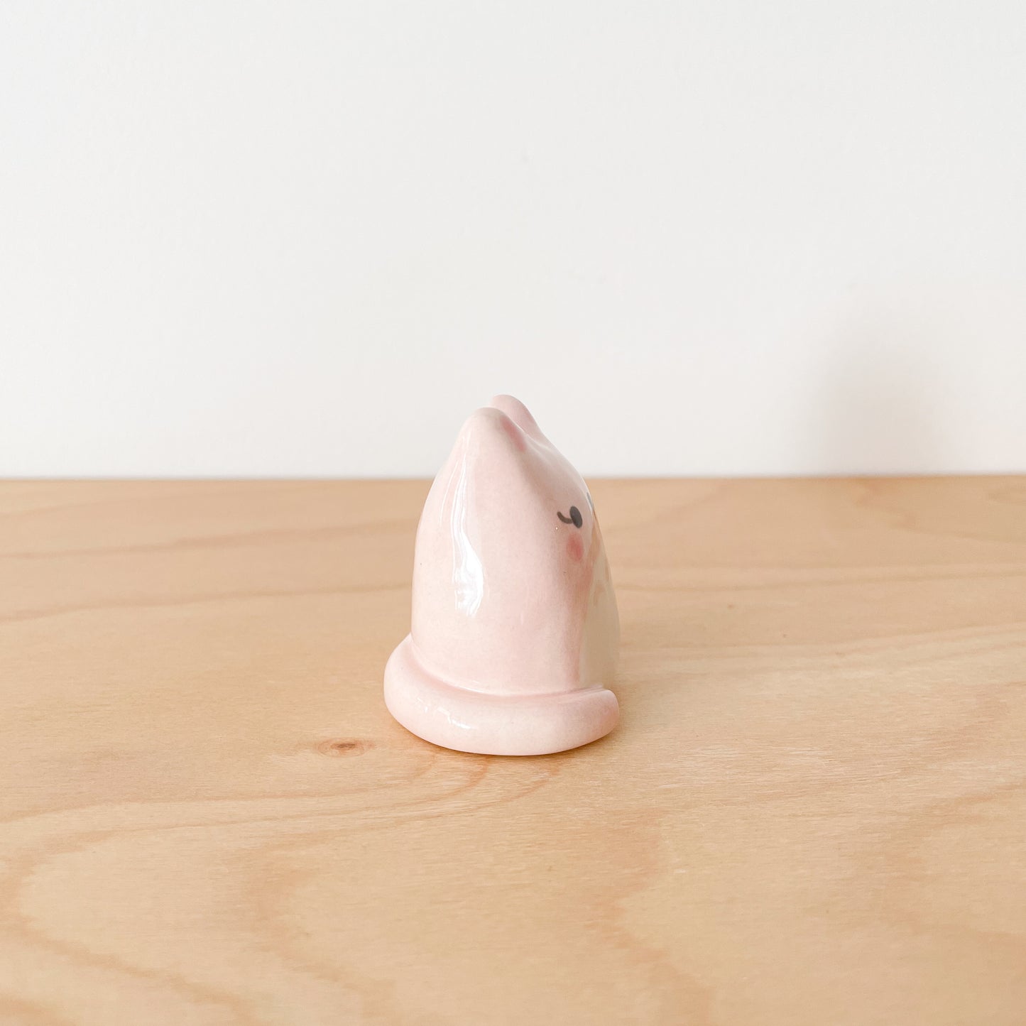 Pink Totoro Cat Mini Vase