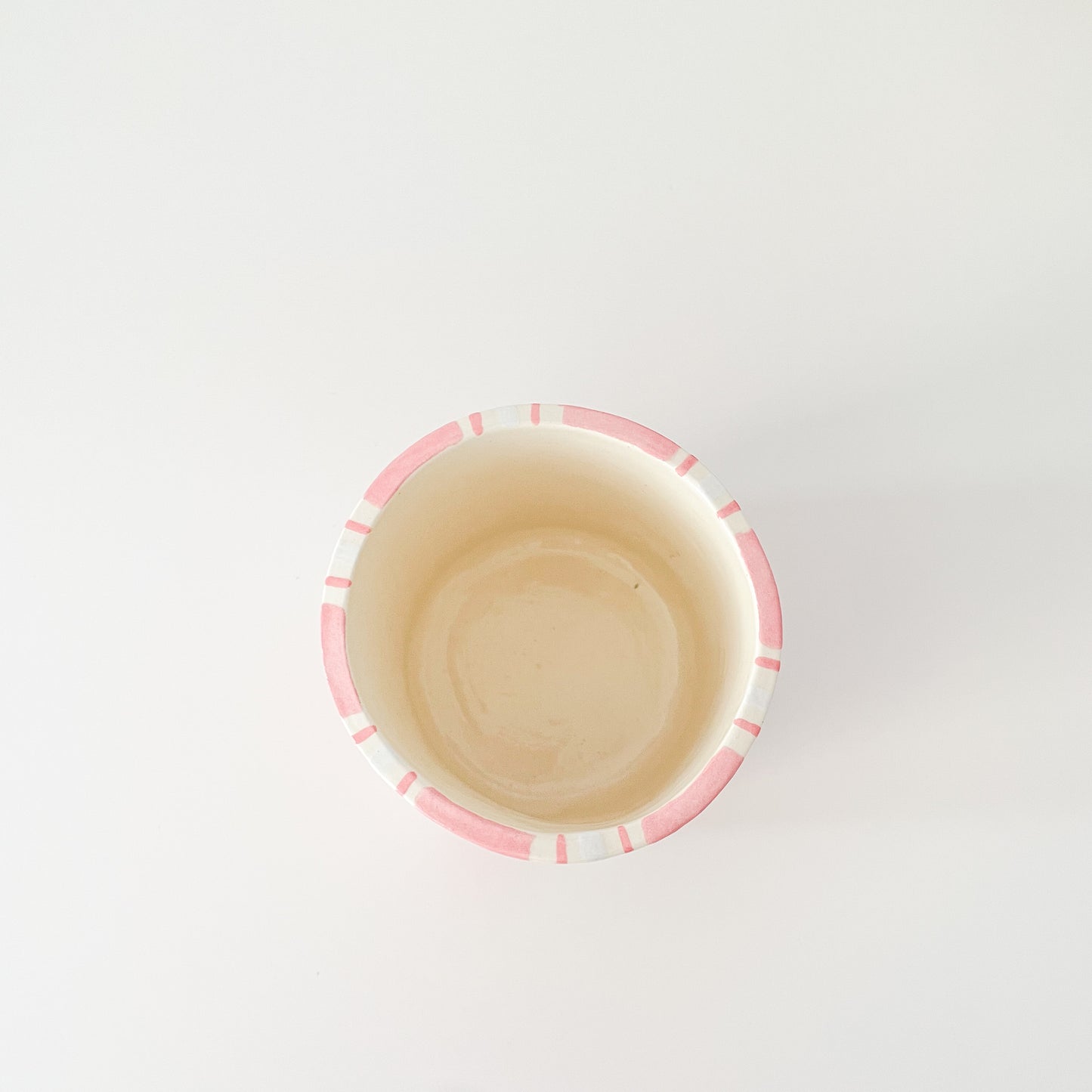 Pink Stripe Stationery Holder