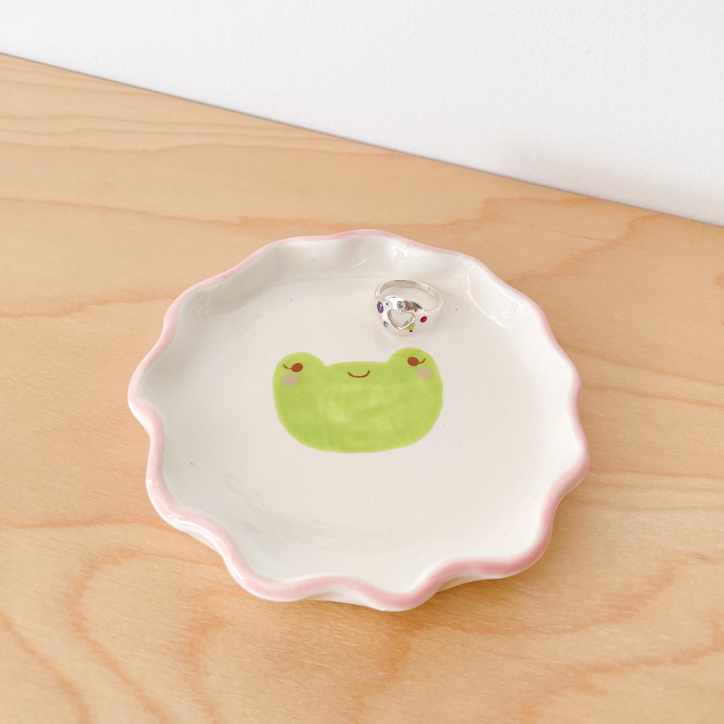 Rosy Frog Trinket Dish