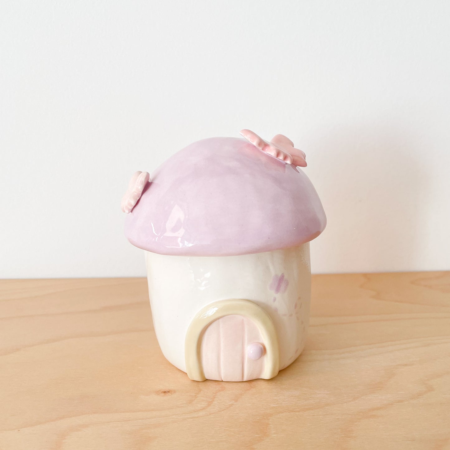 Purple Butterfly Mushy Jar