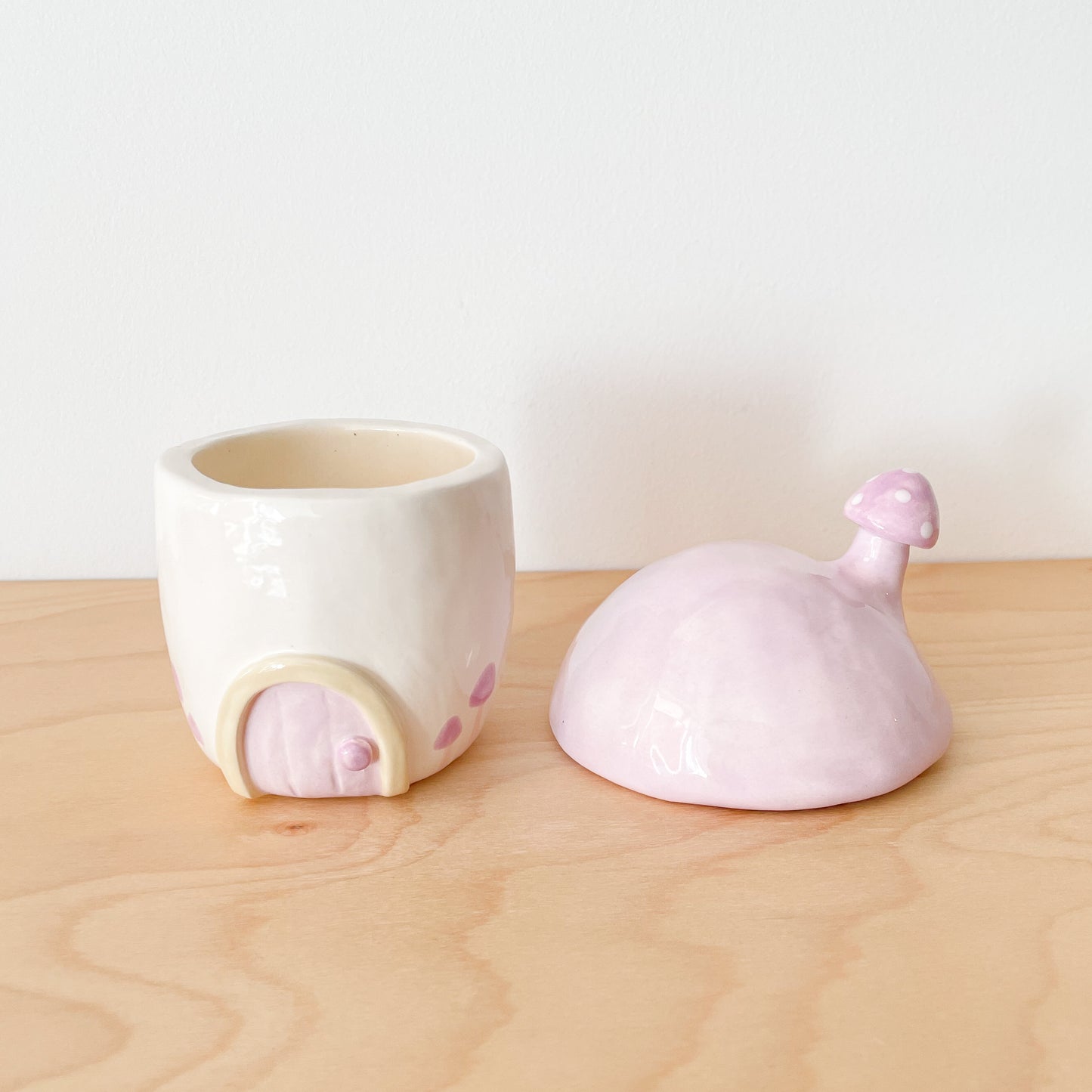 Purple Mushy Chimney Jar
