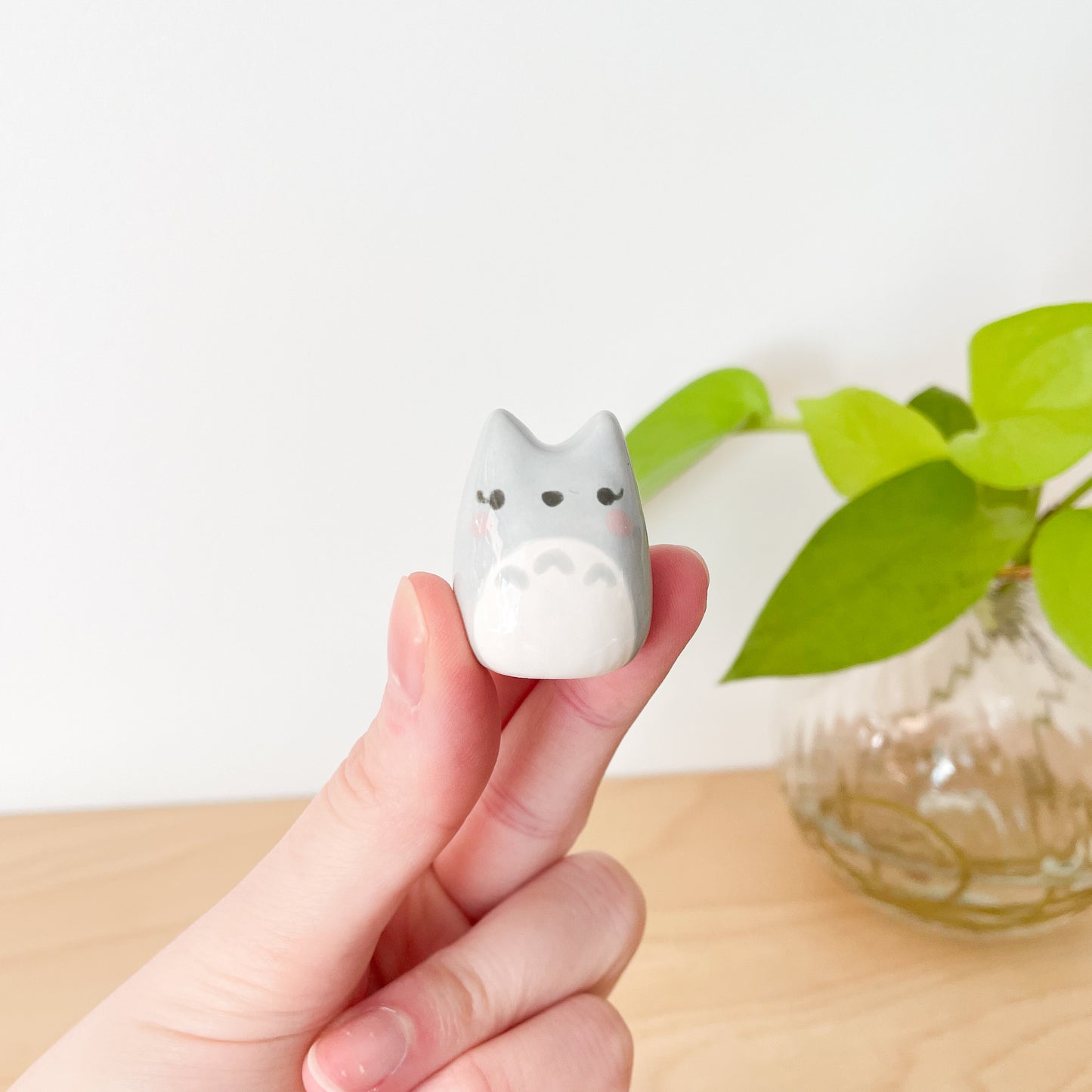 Grey Totoro Desk Pal