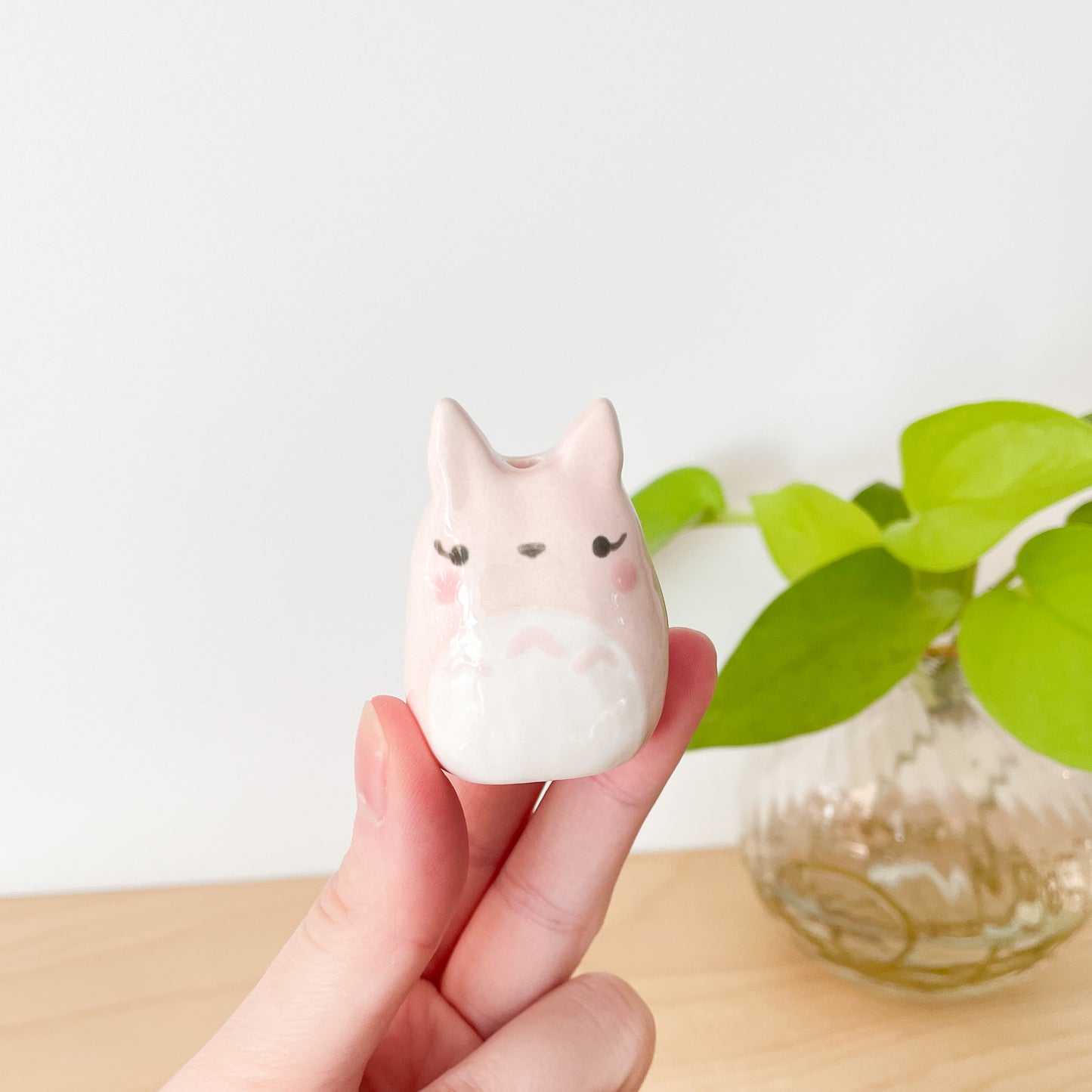 Pink Totoro Mini Vase
