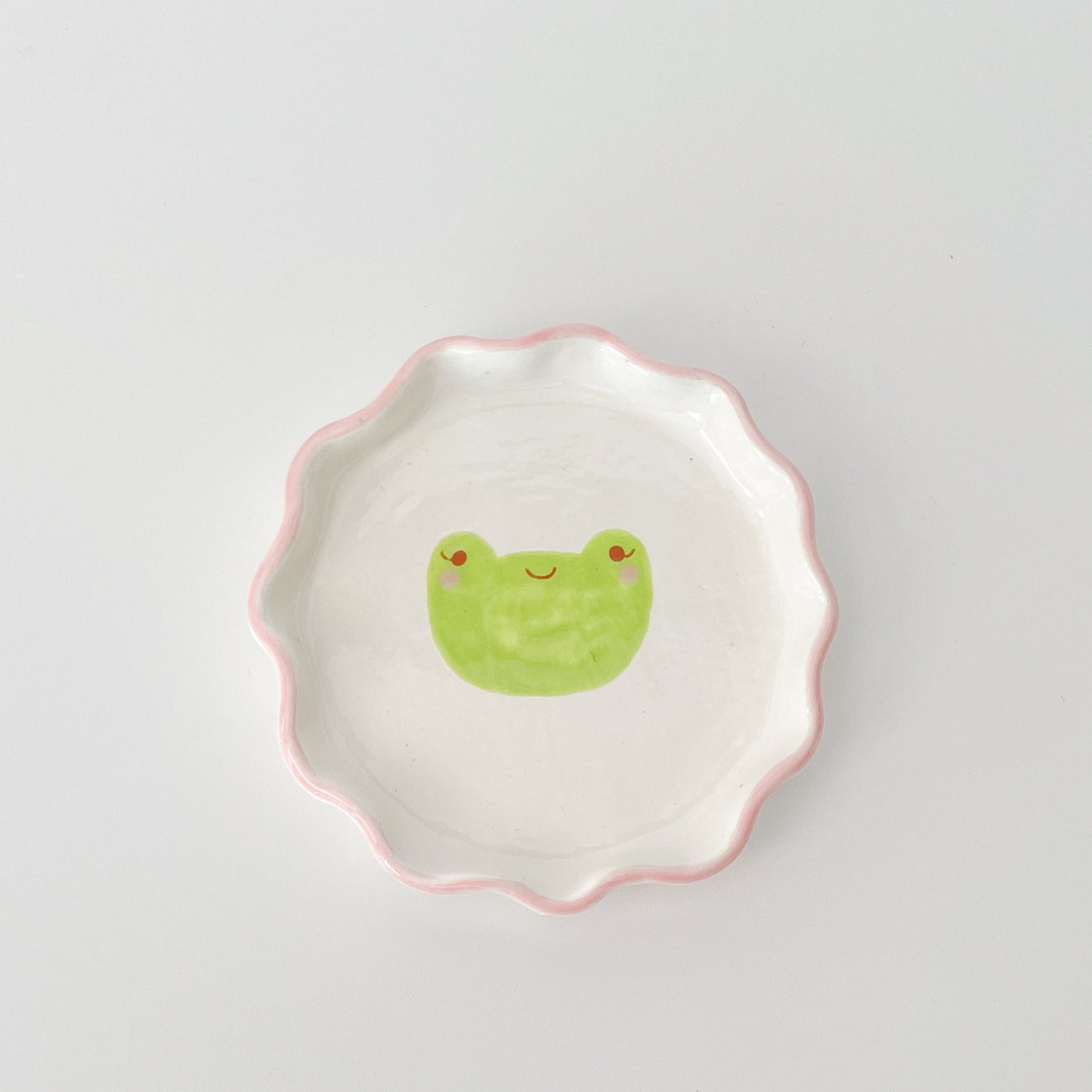 Rosy Frog Trinket Dish