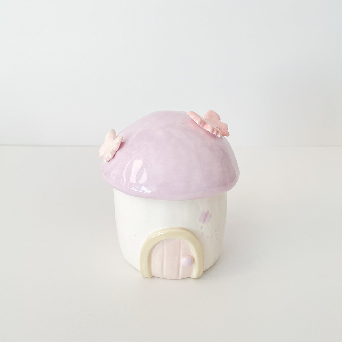 Purple Butterfly Mushy Jar