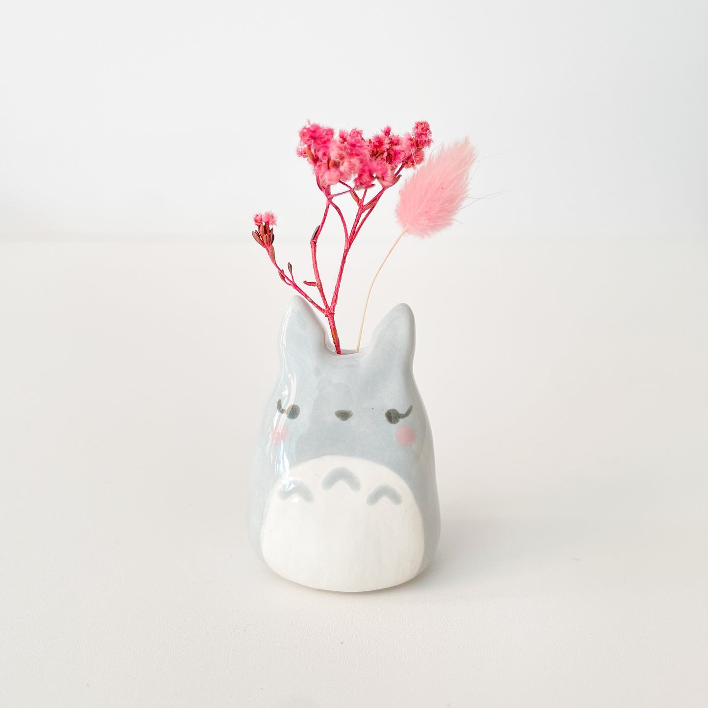 Grey Totoro Mini Vase