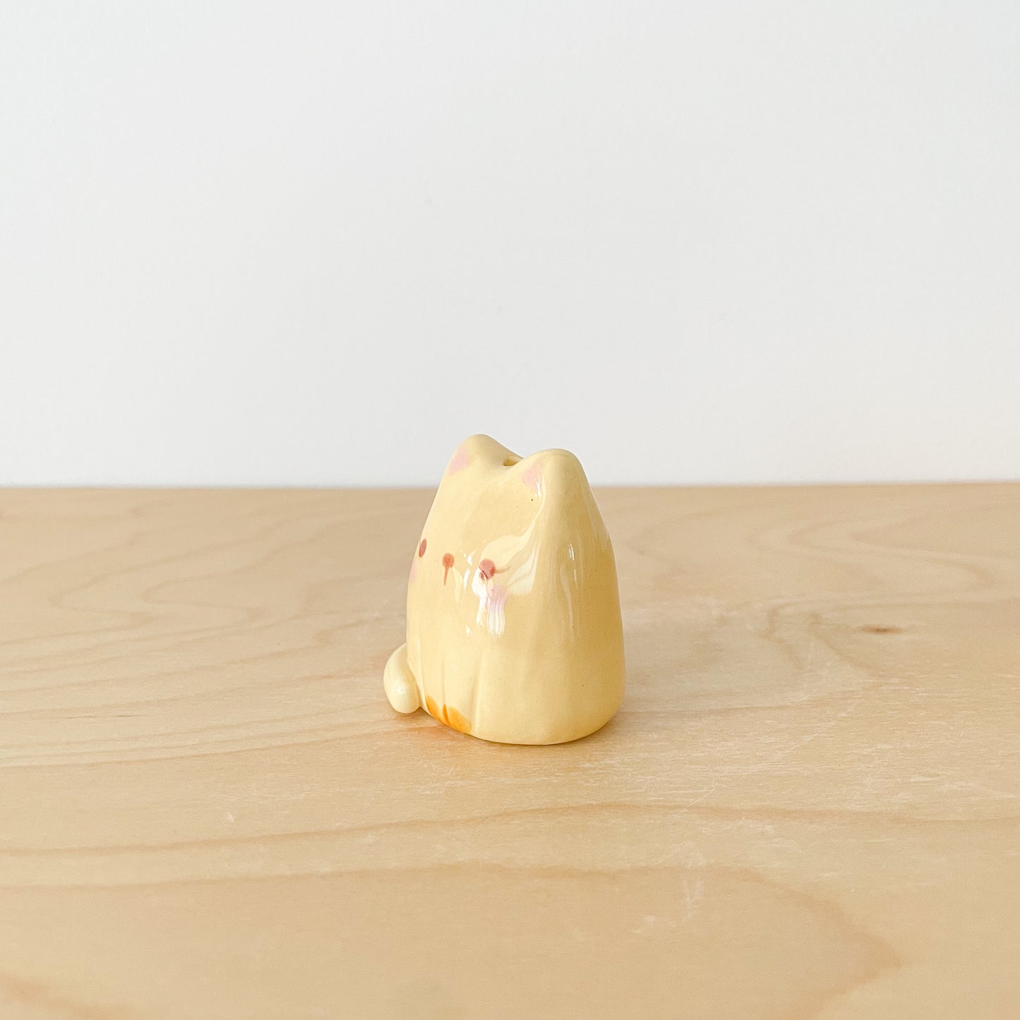 Caramel Cat Mini Vase