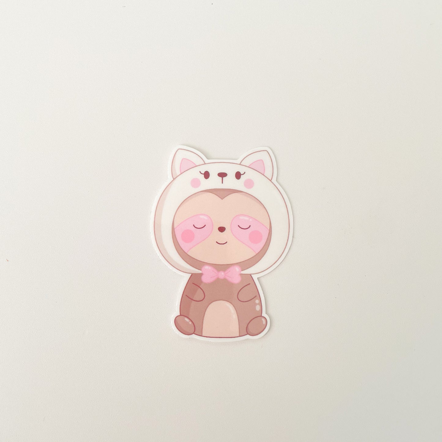 Cat Sloth Sticker