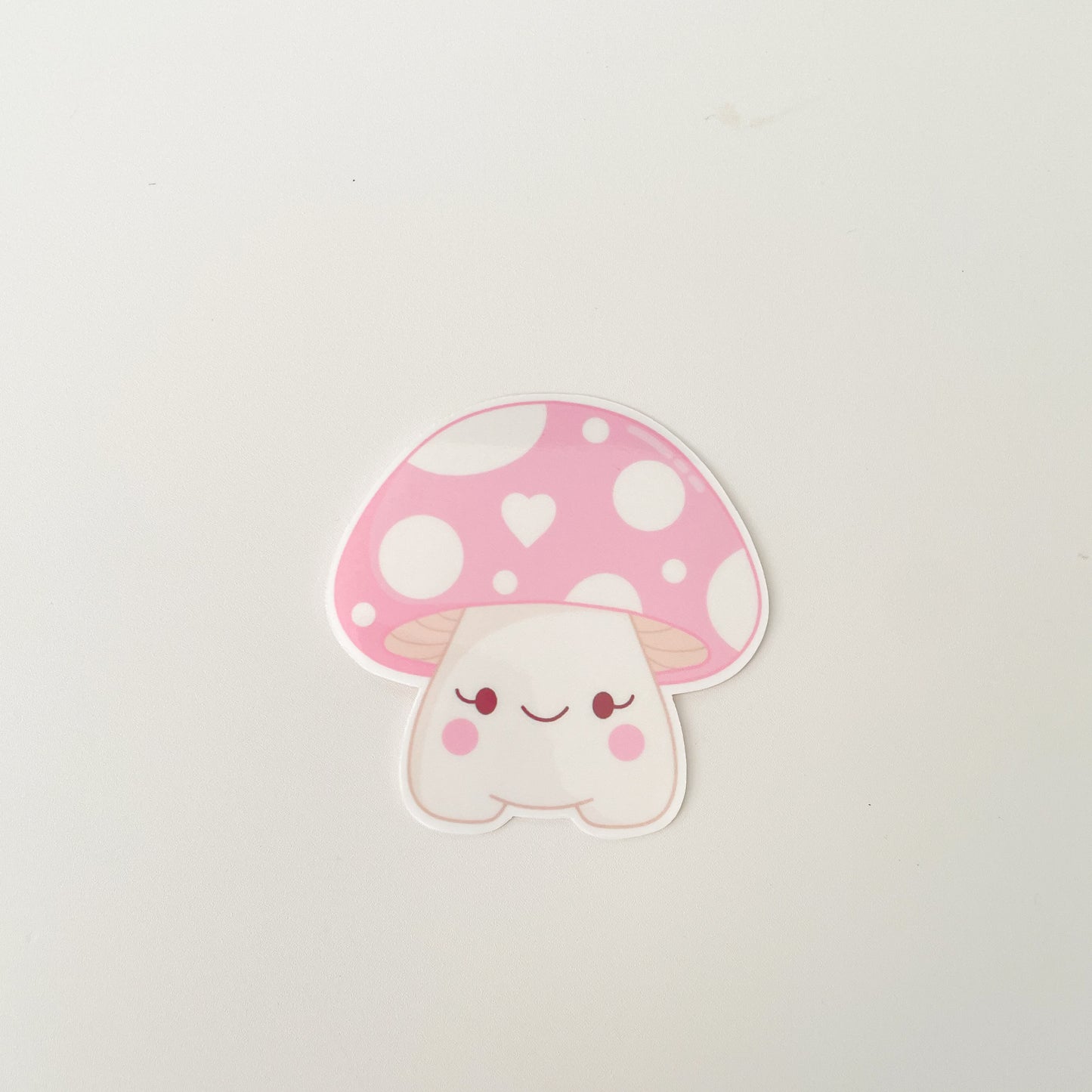 Pink Mushy Sticker