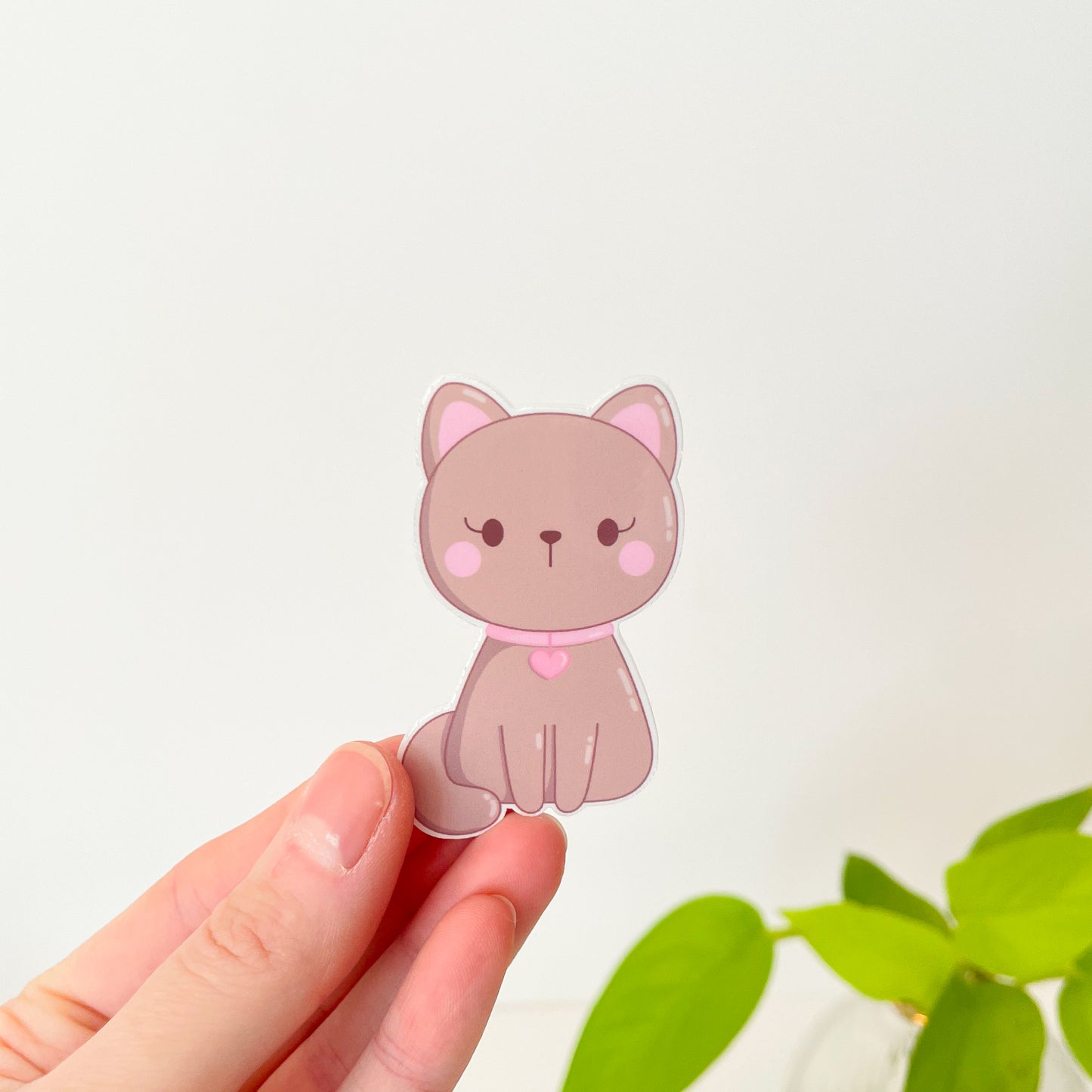 Brown Cat sticker