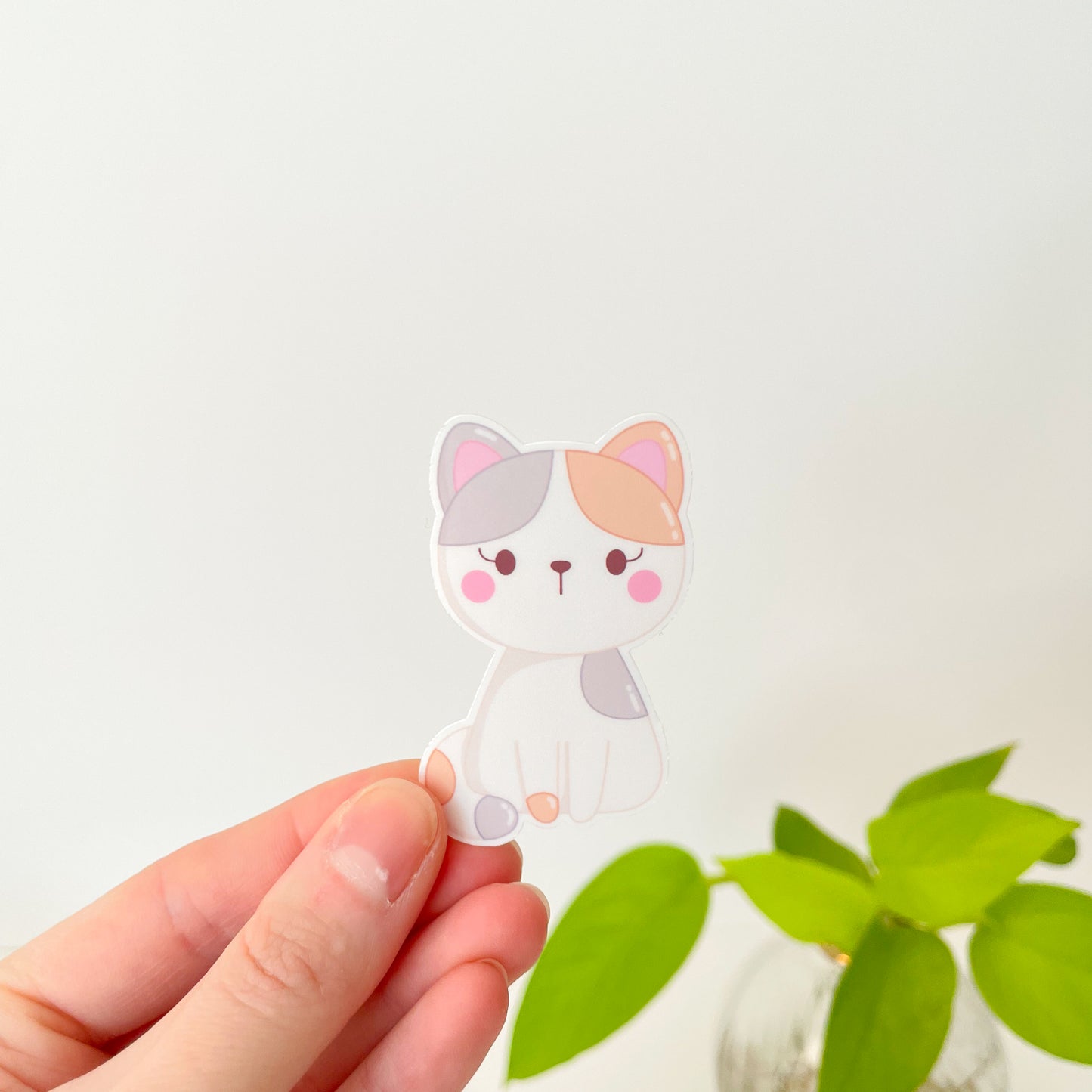 Spotty Cat sticker