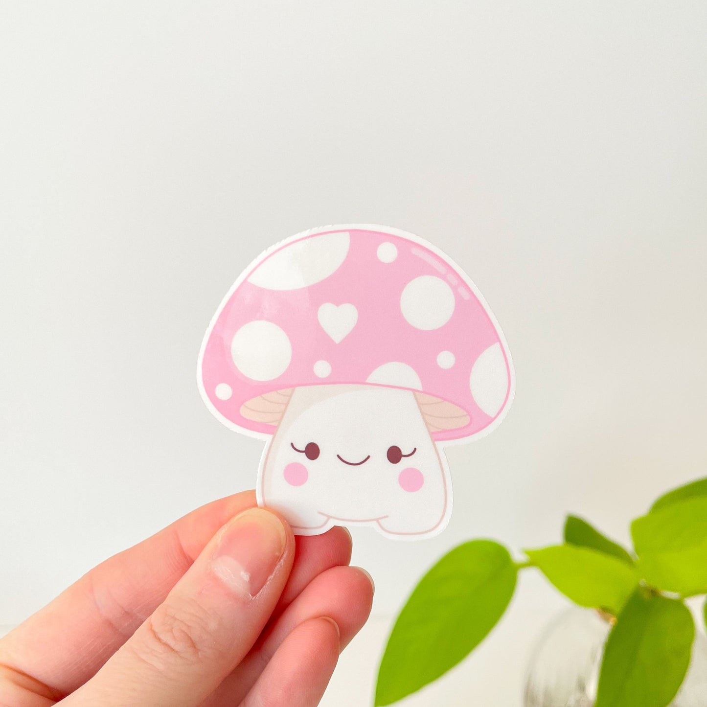 Pink Mushy Sticker