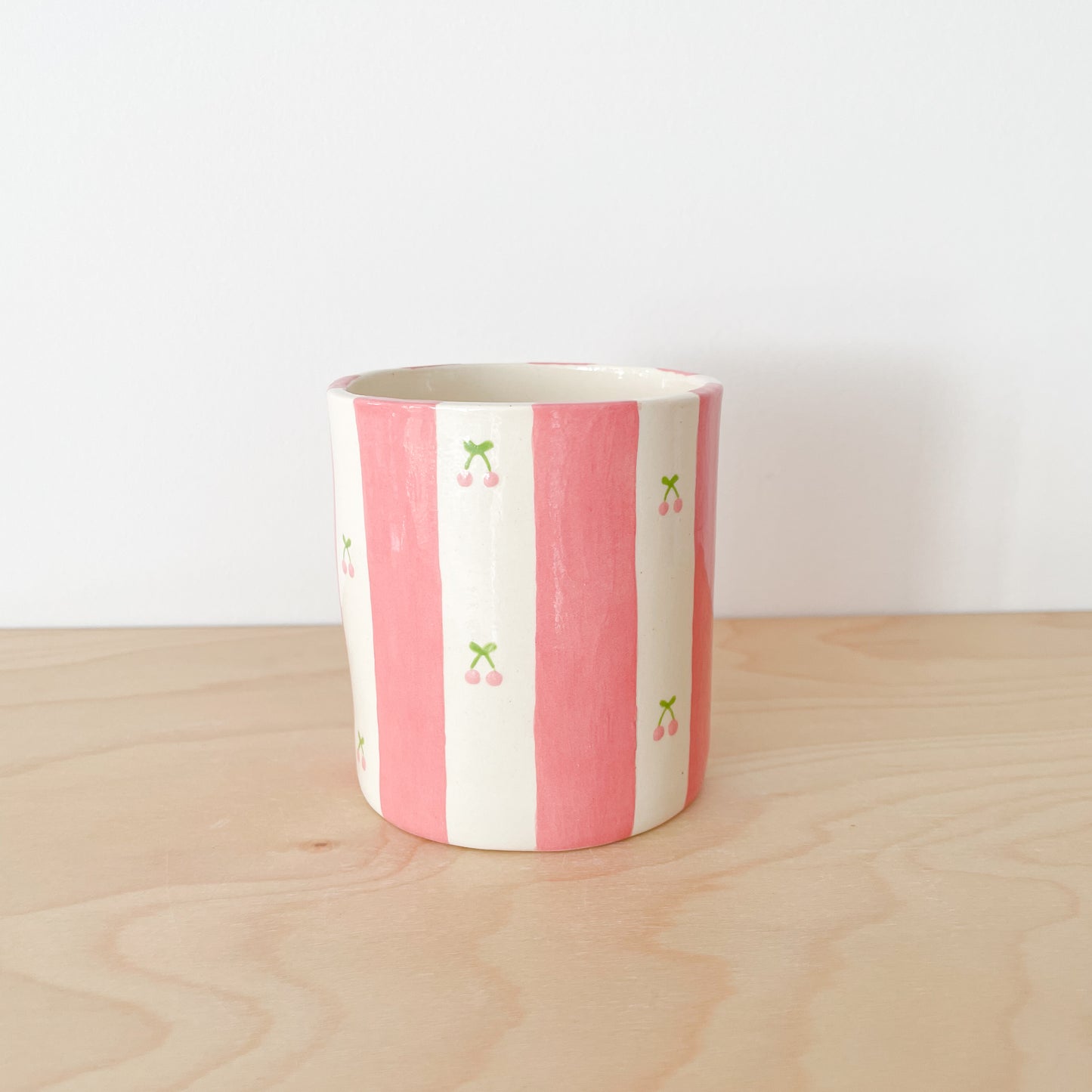Striped Cherry Stationary Holder