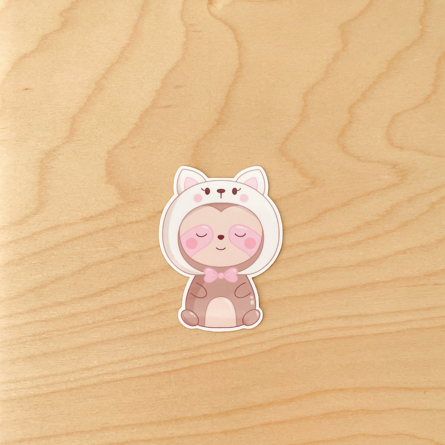 Cat Sloth Sticker