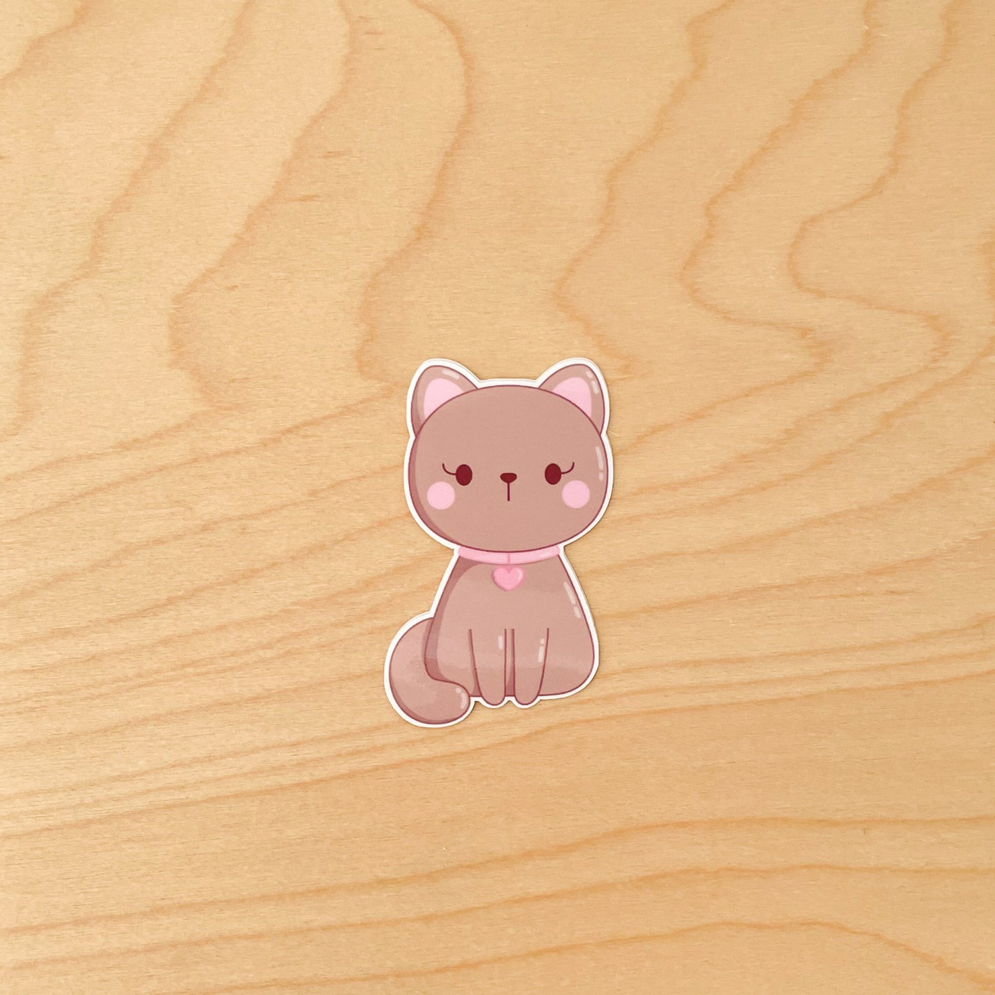 Brown Cat sticker