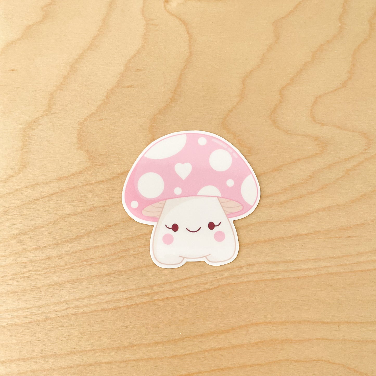 Pink Mushy Sticker