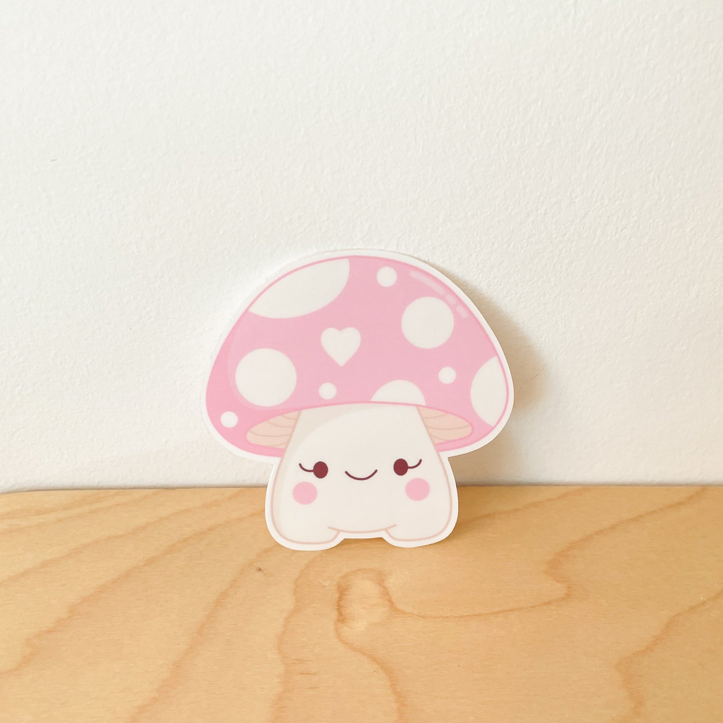 Pink Mushy Sticker