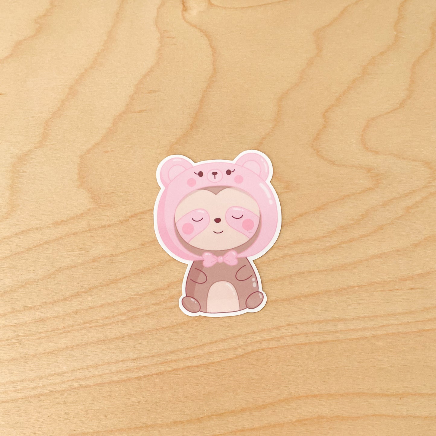 Bear Sloth Sticker
