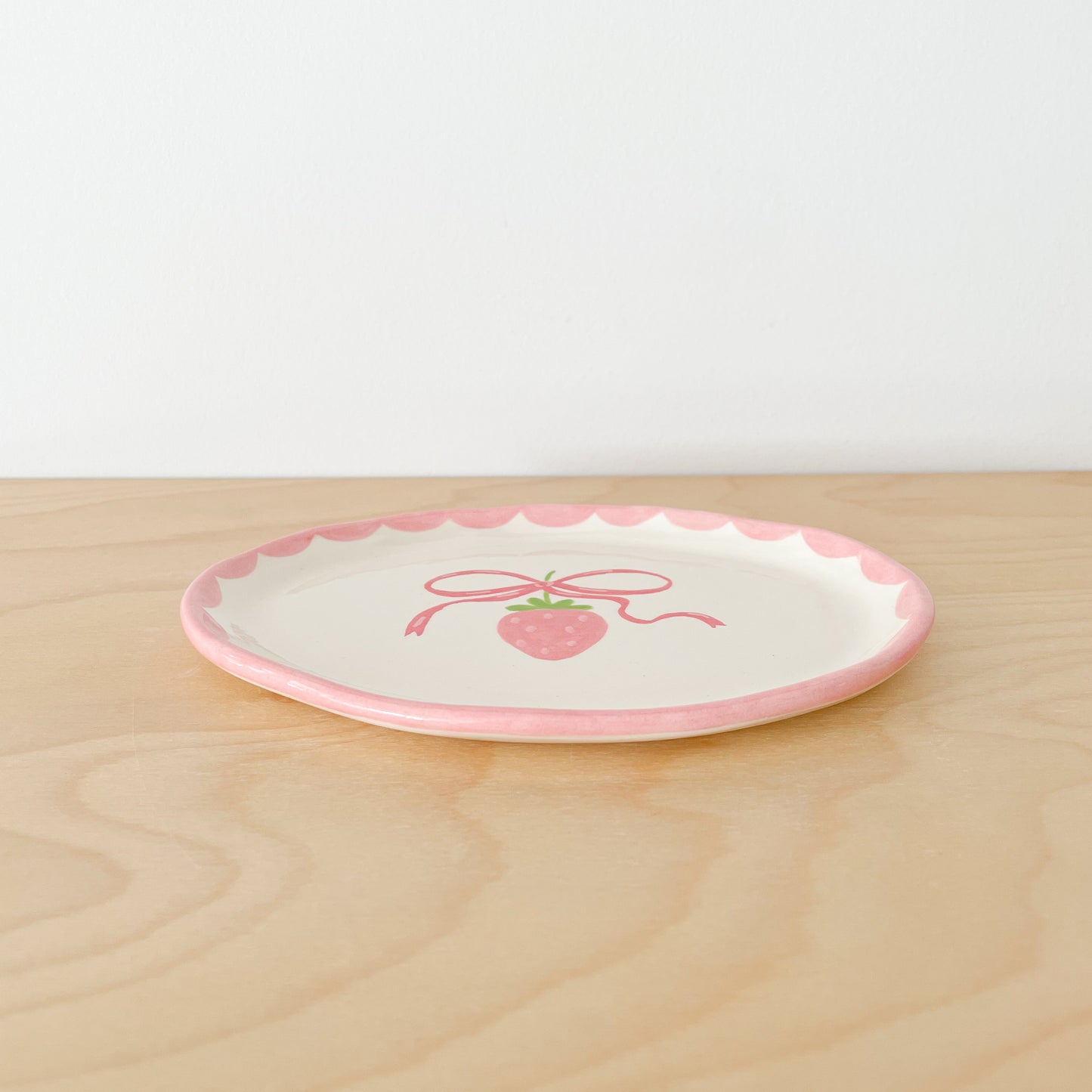 Strawberry Bow Trinket Tray