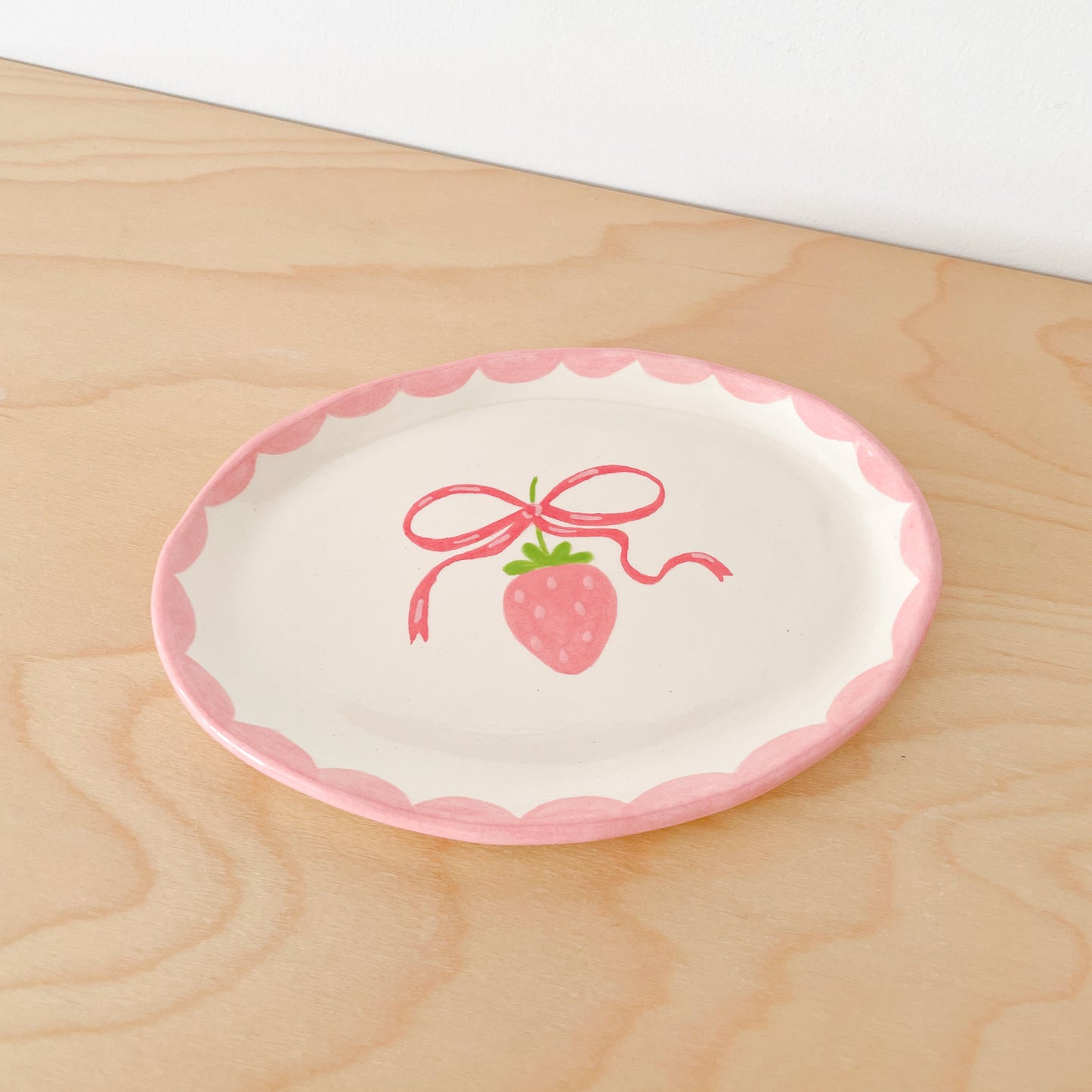 Strawberry Bow Trinket Tray