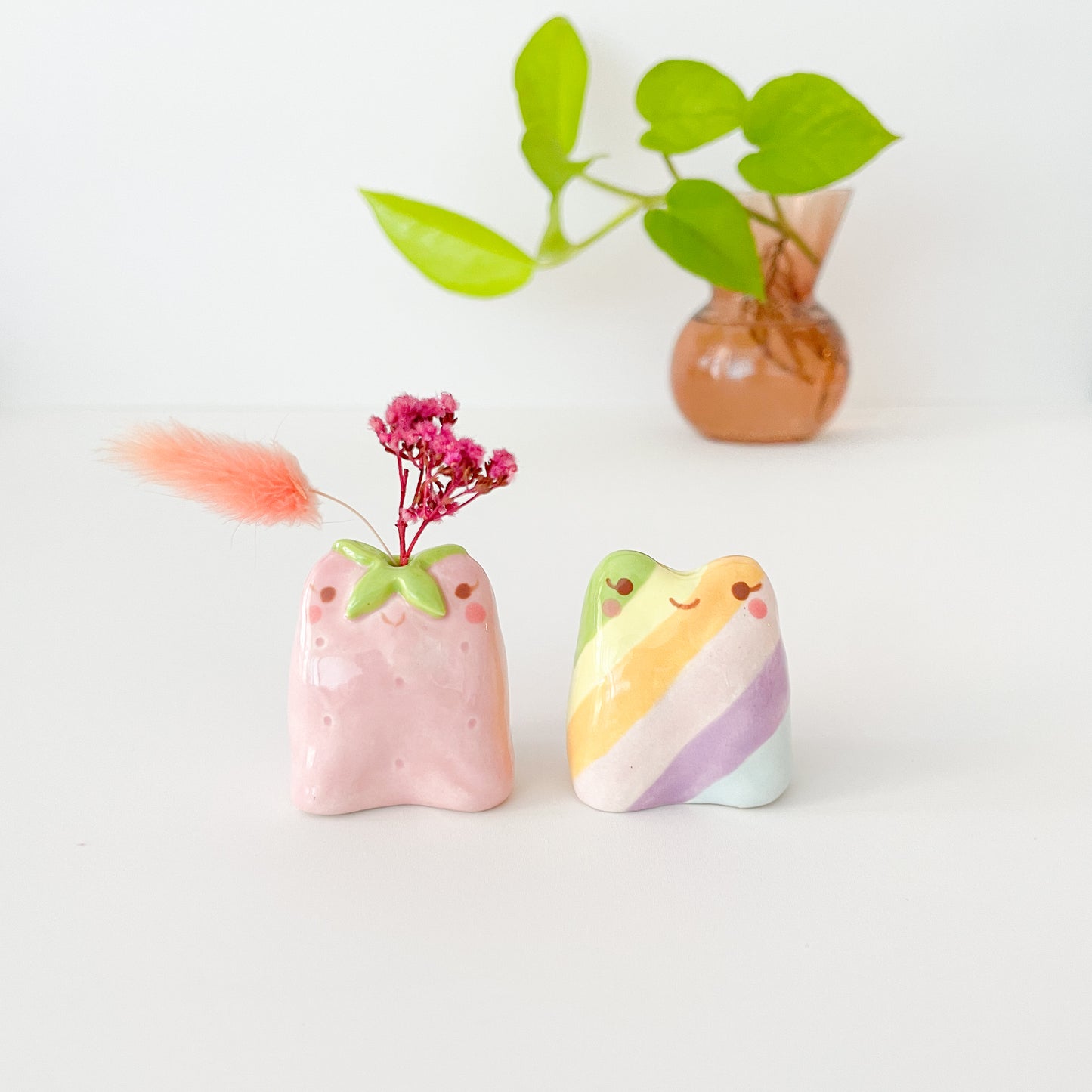 Rainbow Frog Mini Vase