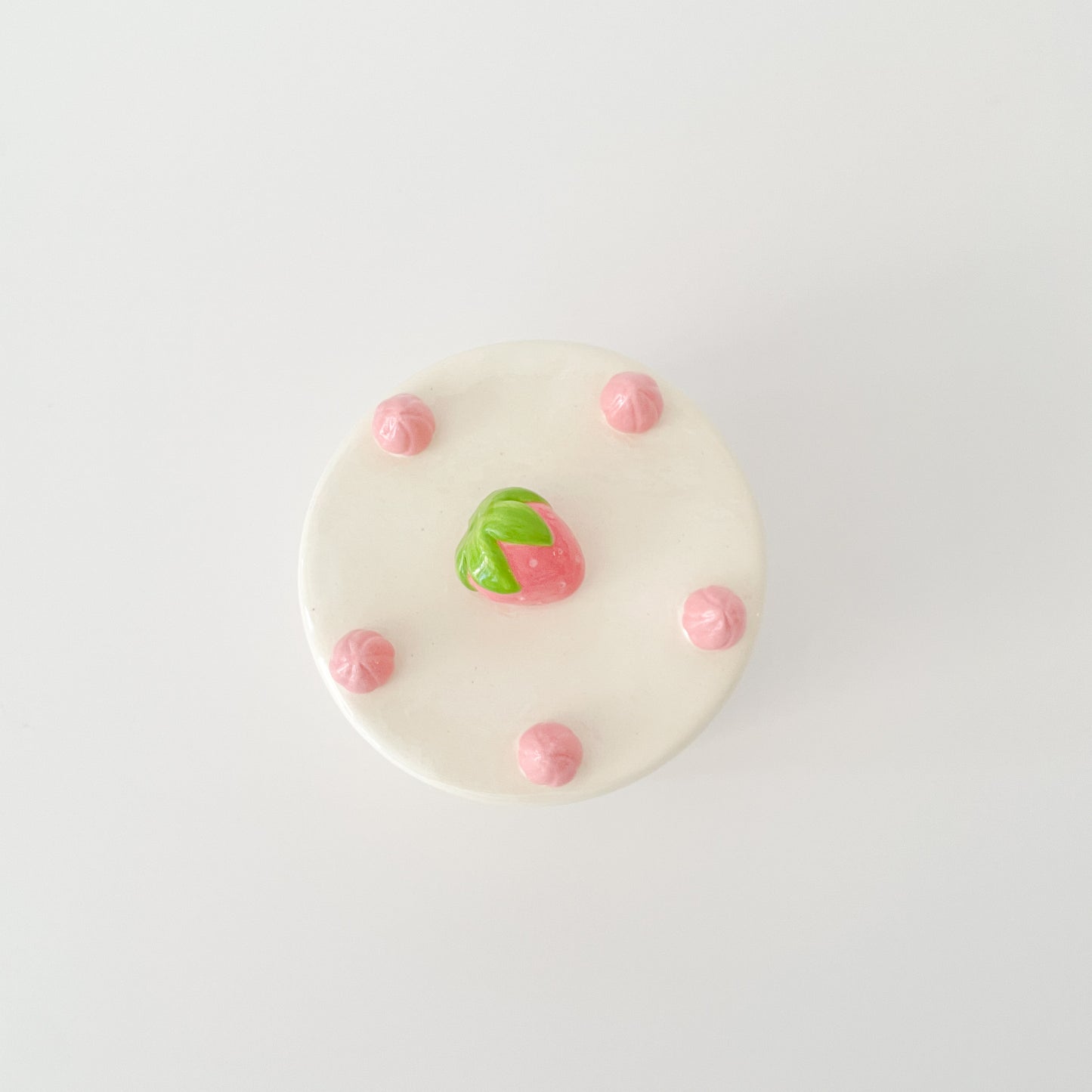 Strawberry Bow Cake Jar