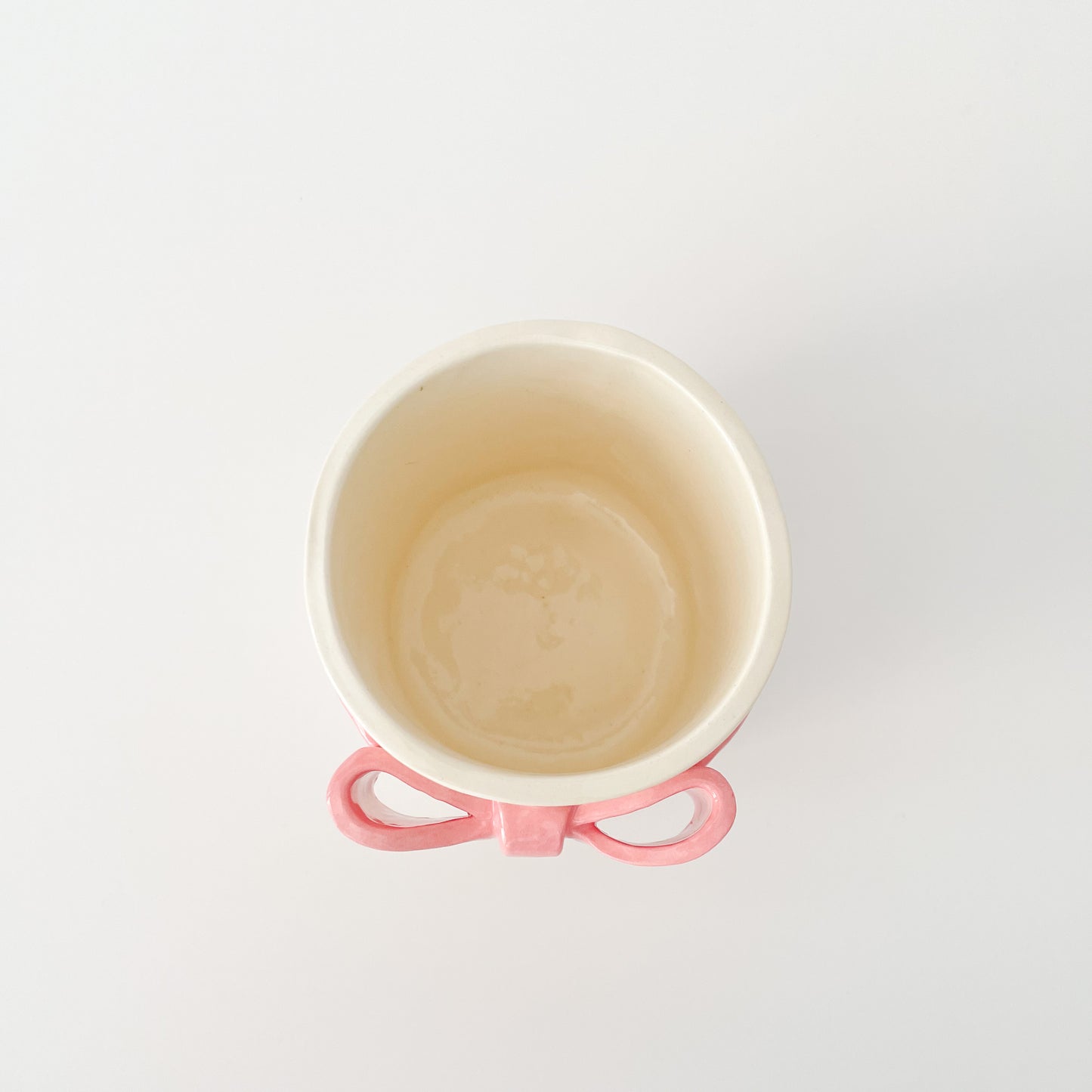 Pink Bow Stationary Holder